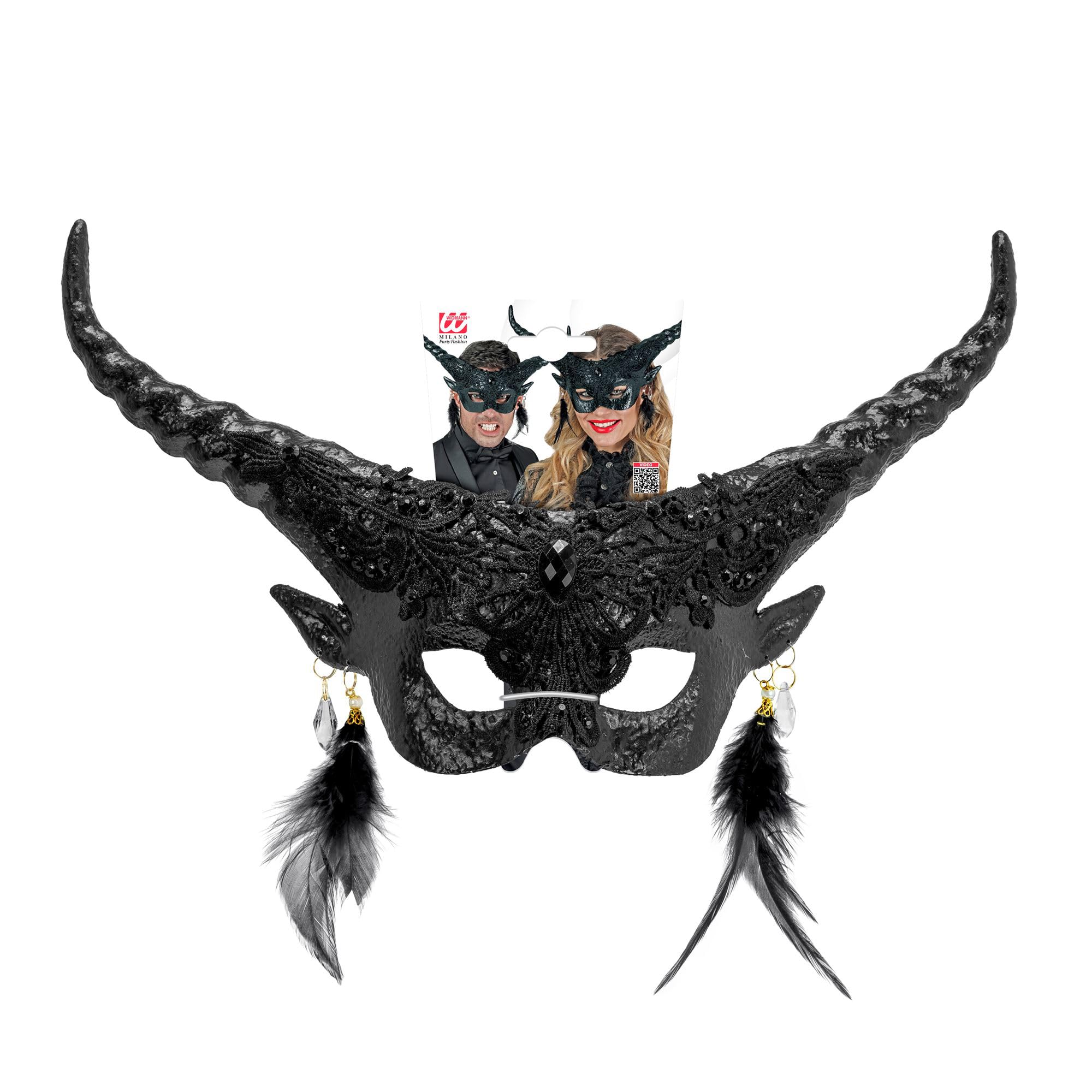 Maschera Mostro Lattice Halloween - Demone Horror Carnevale Festa In Maschera - Foto 6