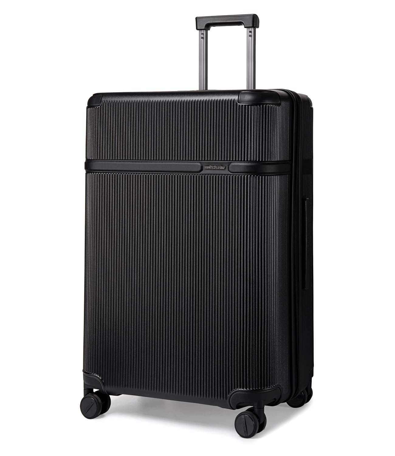 ah arctic hunter Arctic Hunter 28" Check-in Trolley Bag Large 75cm PC Hardshell Suitcase with Multi-Pocket Storage, TSA Lock & Silent 360° TPE Wheels, Anti-Collision Design,Black-picture-44