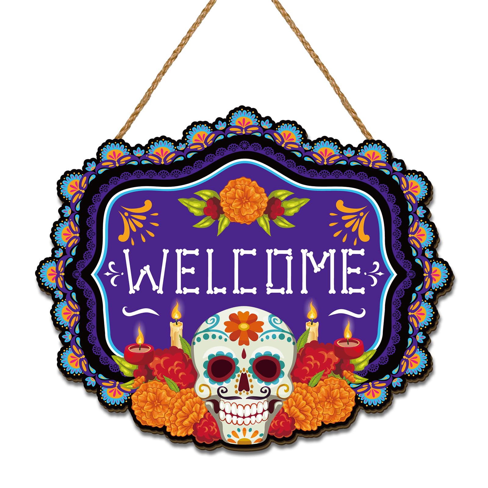 Amazon.com: Day of The Dead Decorations Dia De Los Muertos Wooden