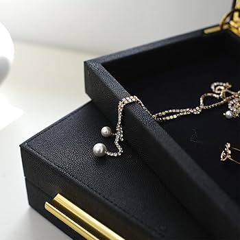 Amazon.com: DECOR4SEASON Faux Shagreen Leather Jewelry