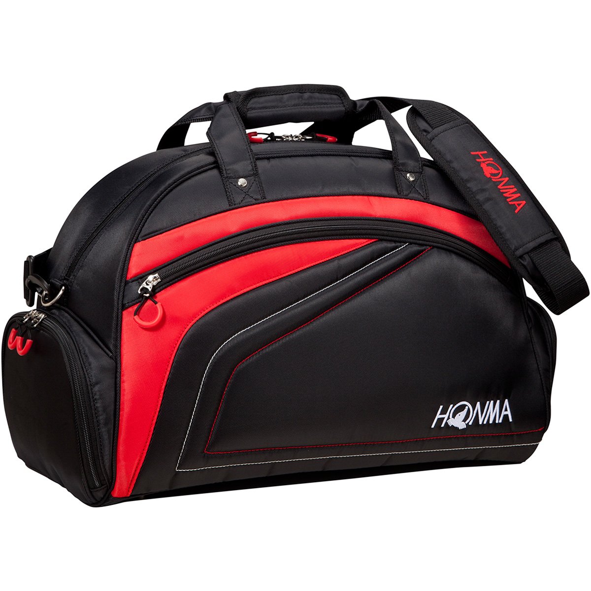 Amazon.co.jp: 本間ゴルフ ボストンバッグ HONMA BB-1733 ブラック