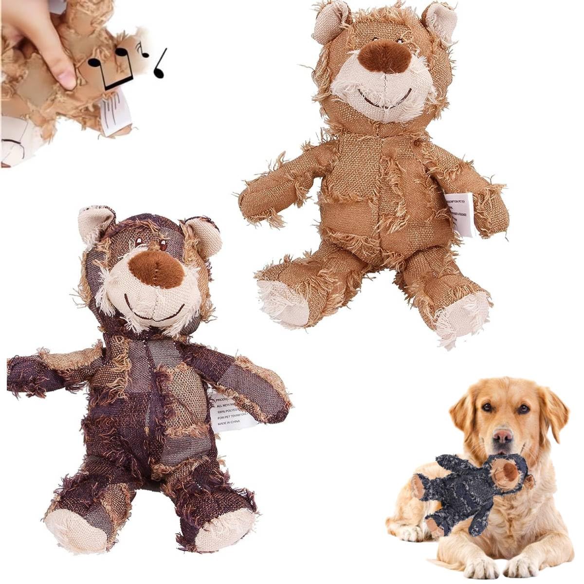Extreme Bear Hunde-Spielzeug – Unzerstörbarer, Robuster Plüsch-Bär Zum Kauen & Spielen Extreme Bear Hunde-Spielzeug – Unzerstörbarer, Robuster Plüsch-Bär Zum Kauen & Spielen
