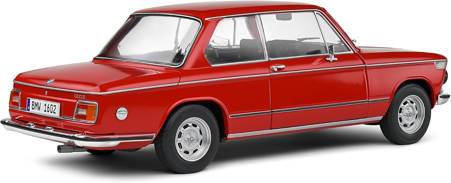 Solido 1:18 Scale Diecast BMW 1602 Red 1971 Model S1808601