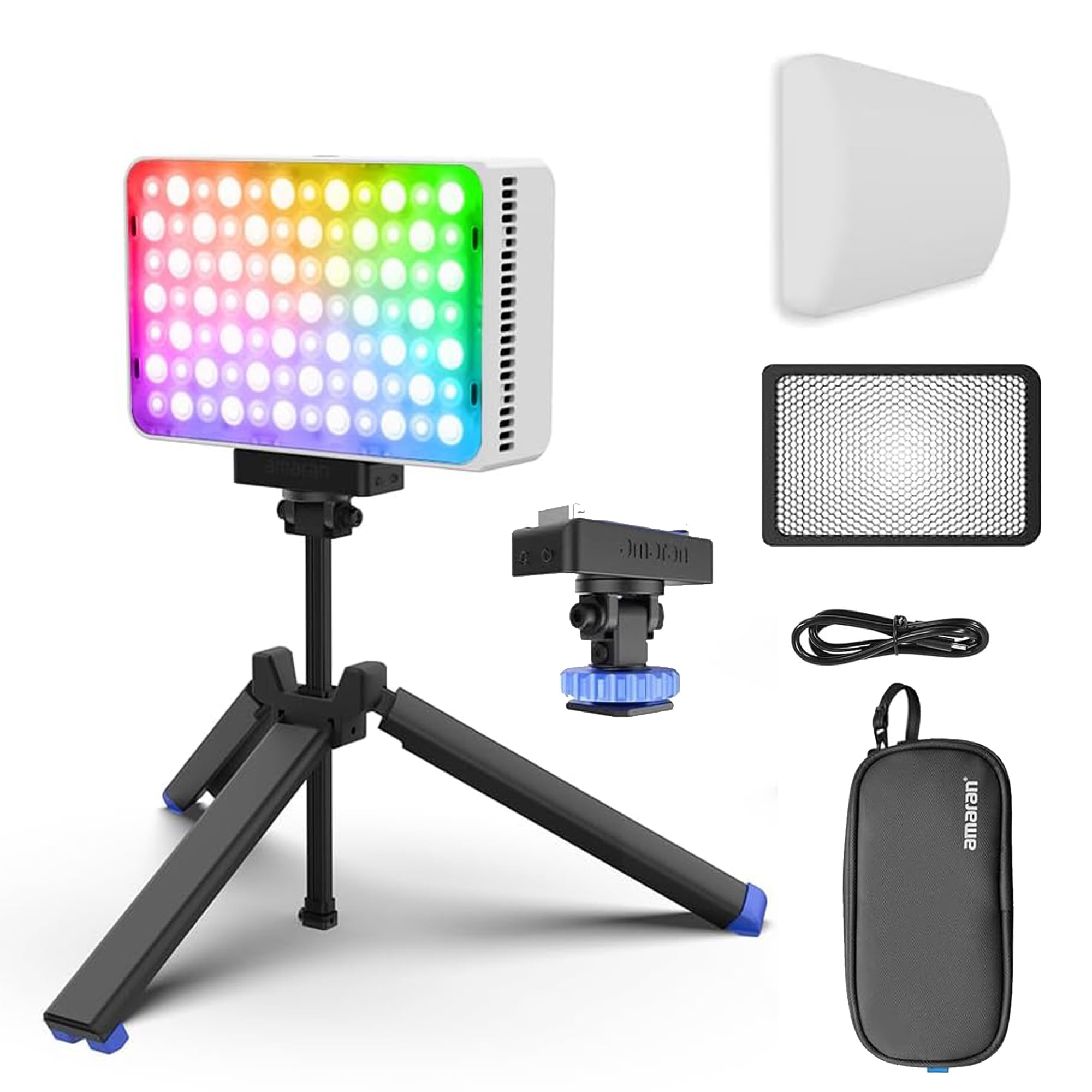 Amazon.com : Amaran Ace 25c Kit RGB Video Light,25W On Camera