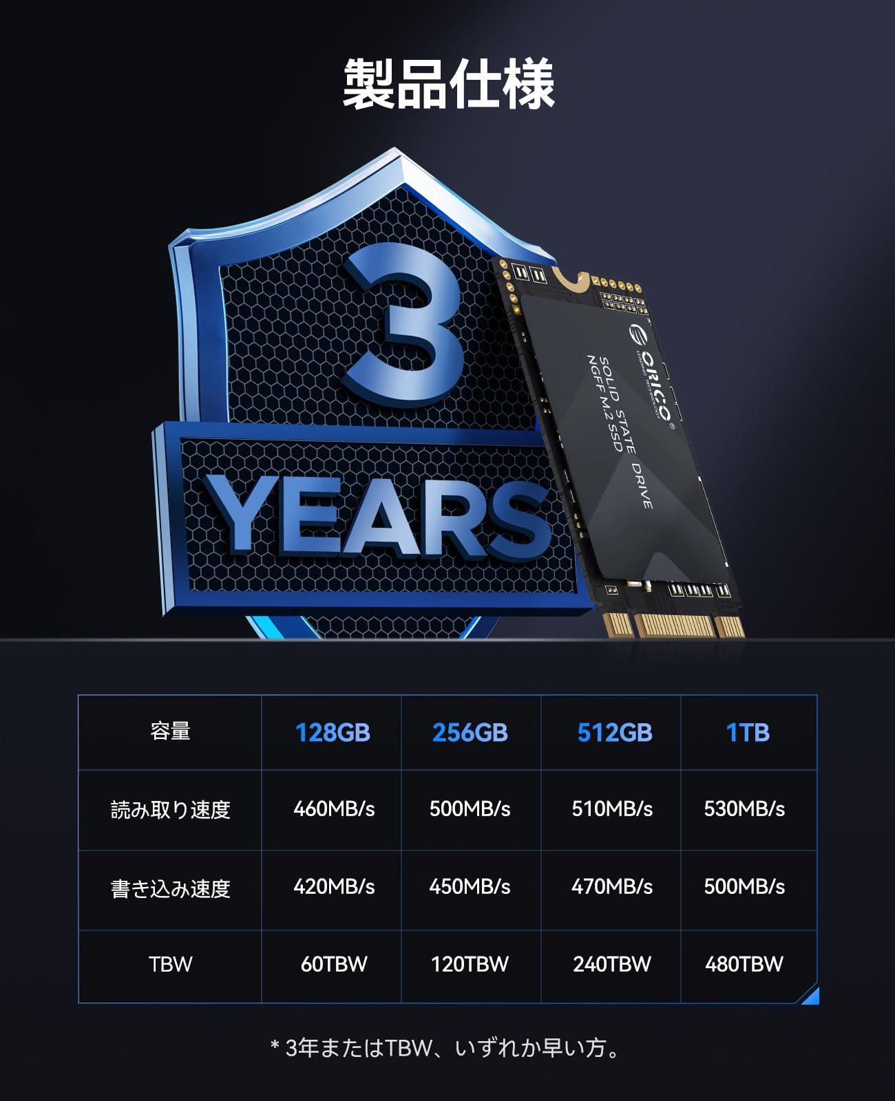 メーカー3年保証 ORICO 2242 NGFF M.2 SSD 1TB Amazon.co.jp: ORICO SSD 1TB M.2 2242 NGFF SATAⅢ 6Gb/s Internal