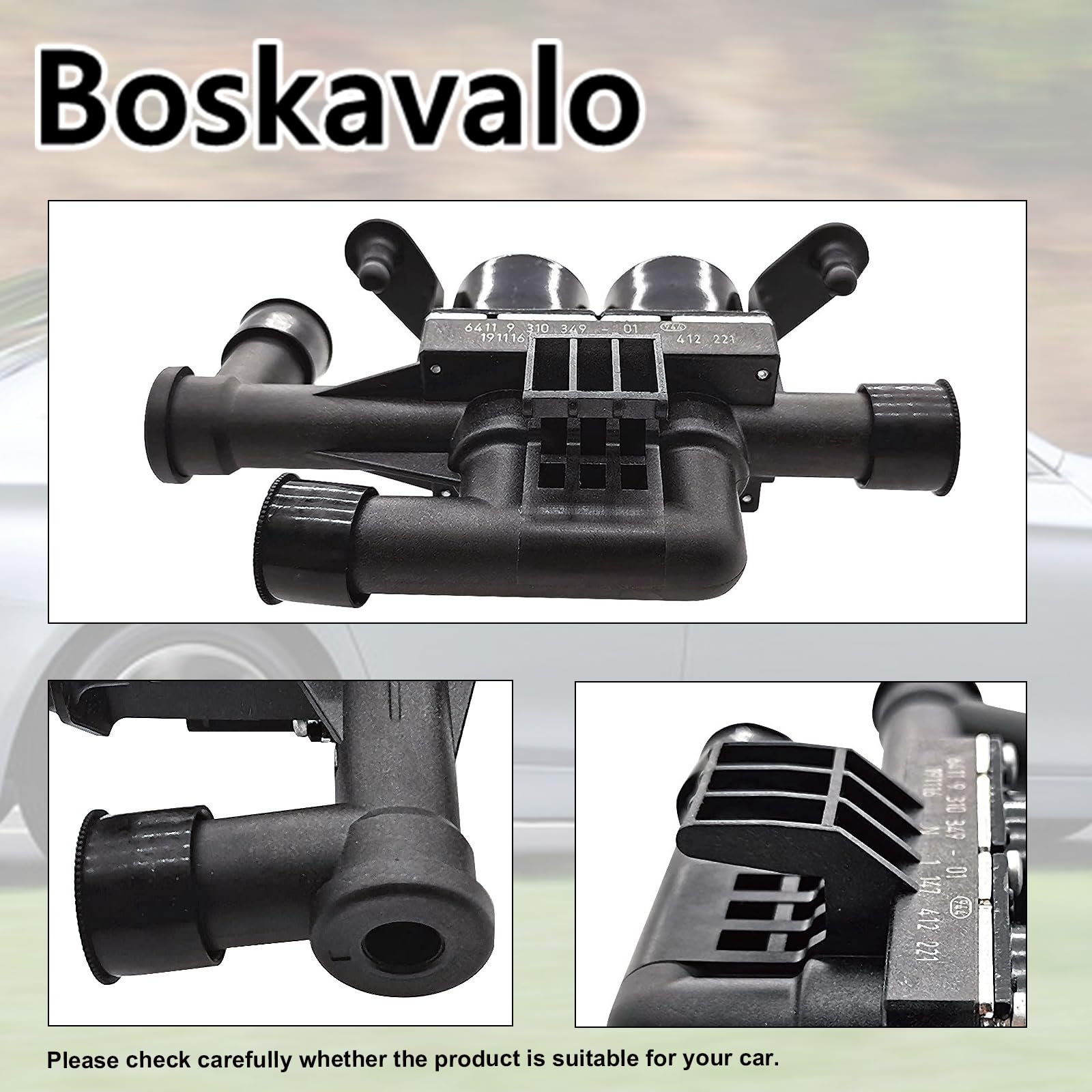Amazon.com: Boskavalo 64219310349 Heater Control Valve 64119310349  