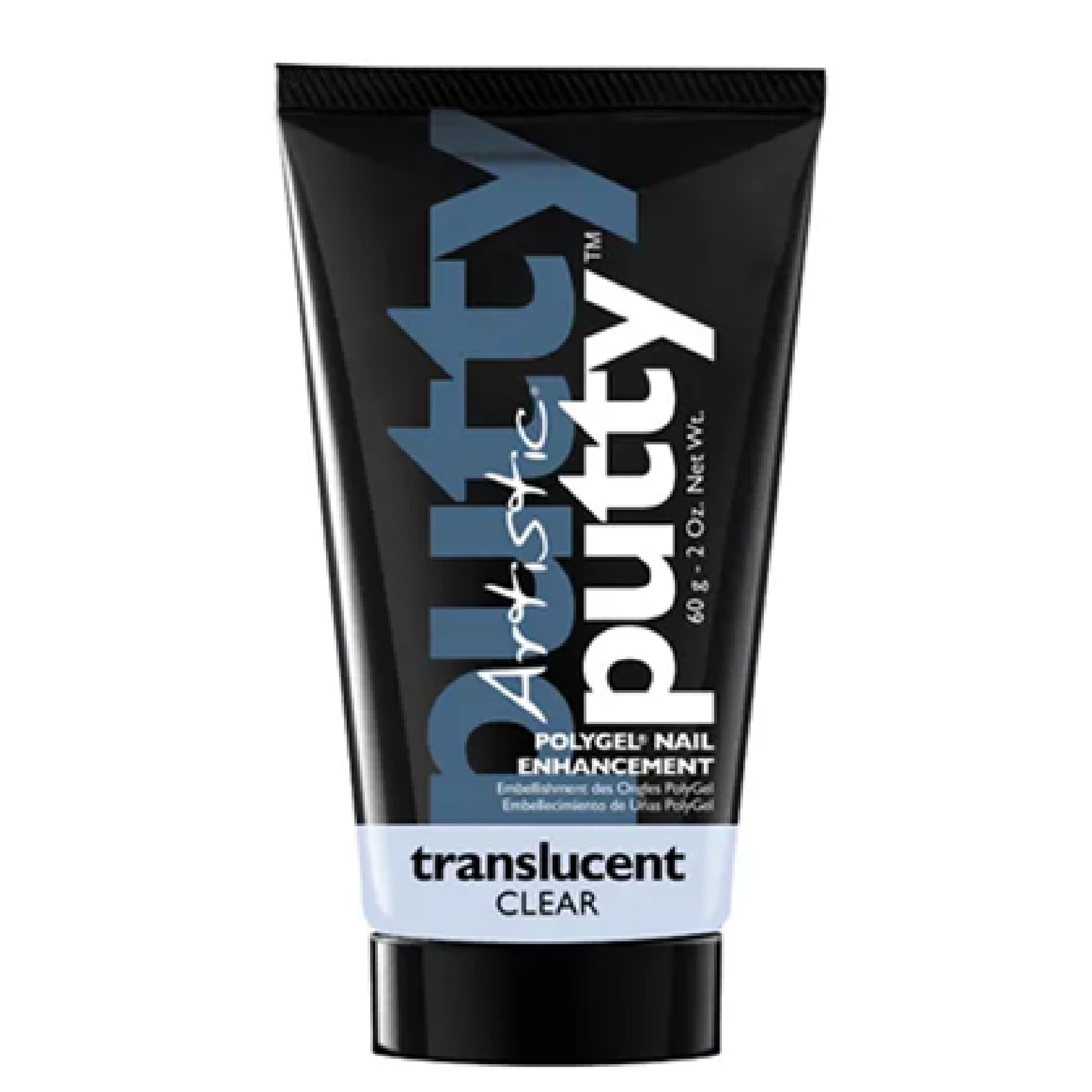 Artistic Putty - Polygel Nail Enhancement - Translucent Clear - 60 g / 2 oz