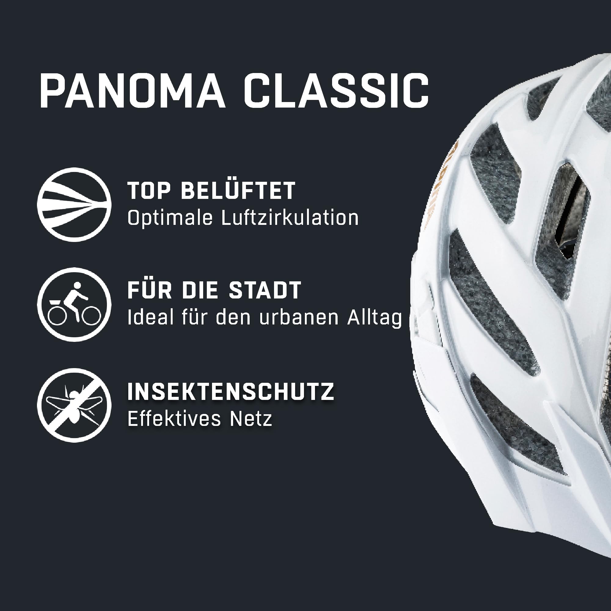 ALPINA PANOMA Classic - Leichter, Optimal Belüfteter Touren Fahrradhelm Mit Optionalen LED-Licht Für Erwachsene