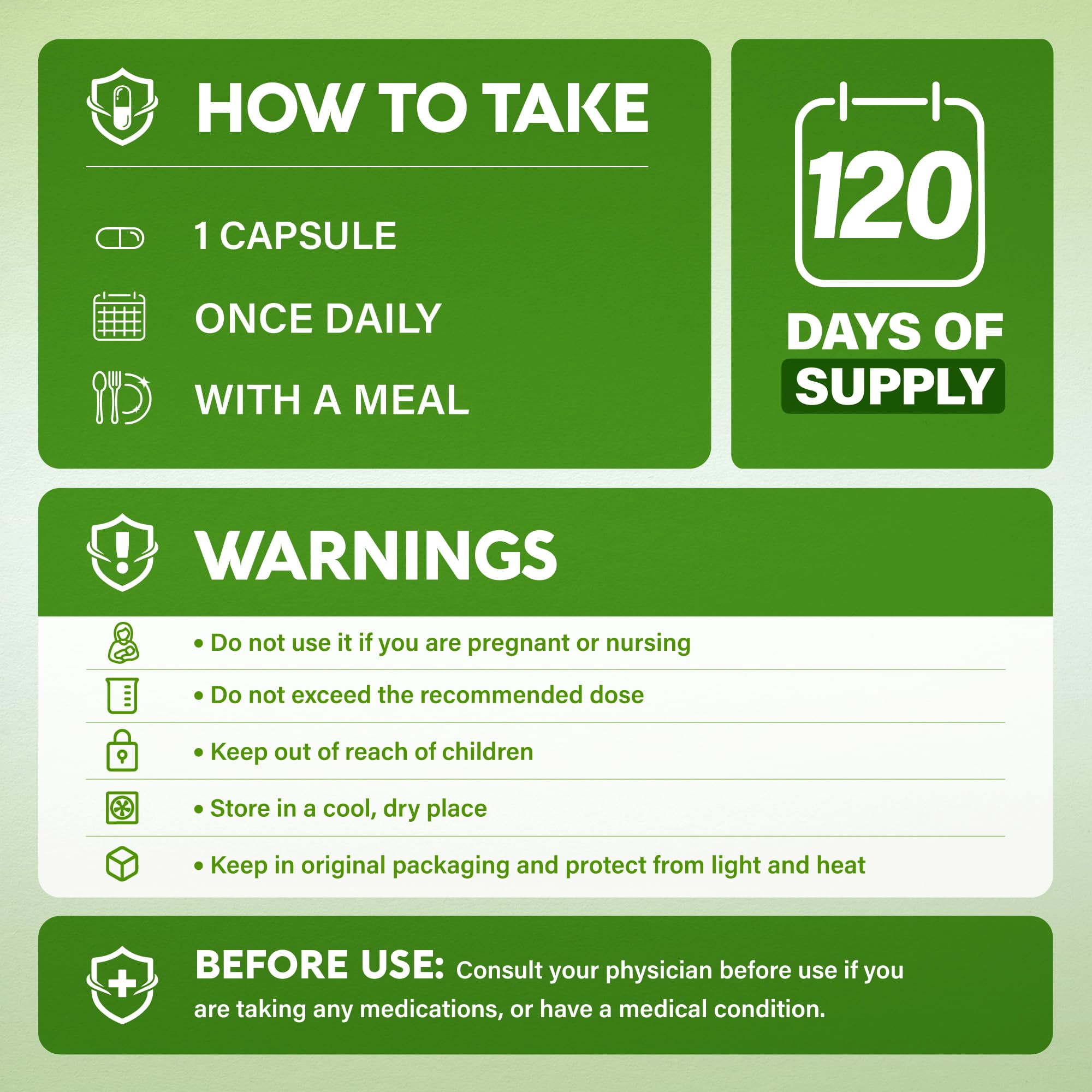 Green Tea Extract 20:1 + Green Coffee Bean & Apple Cider Vinegar - 120 Caps — Amazon image 9