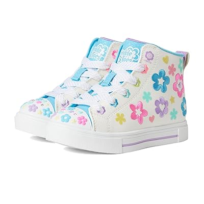 SKECHERS KIDS Twinkle Sparks Super Blossom 314819L (Little Kid) Girls Shoes White/Multi