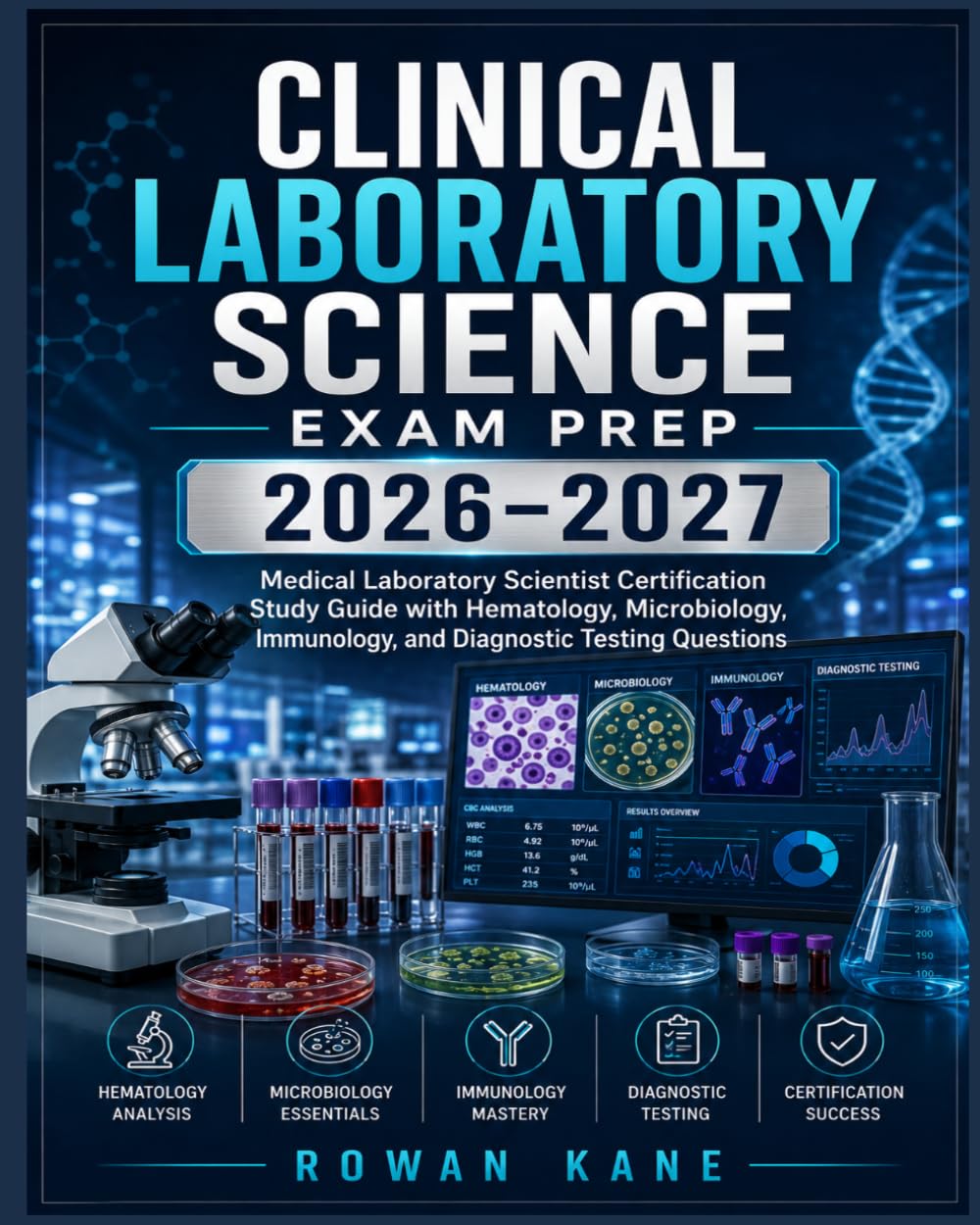 Clinical Laboratory Science Exam Prep 2026–2027: Medical Laboratory Scientist Certification Study Guide with Hematology, Microbiology, Immunology, and Diagnostic Testing Questions