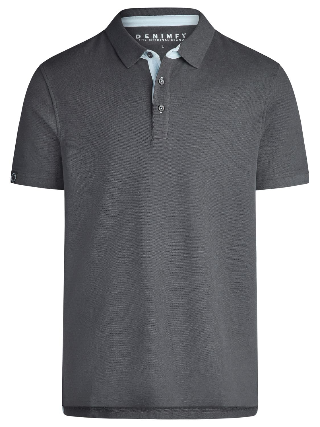 DENIMFY Poloshirt Herren Kurzarm DFRay 3er Pack Set Regular Fit Shirt Sommer Basic Baumwolle Einfarbig Schwarz Weiß Blau Grau Grün S M L XL XXL 3XL 4XL 5XL