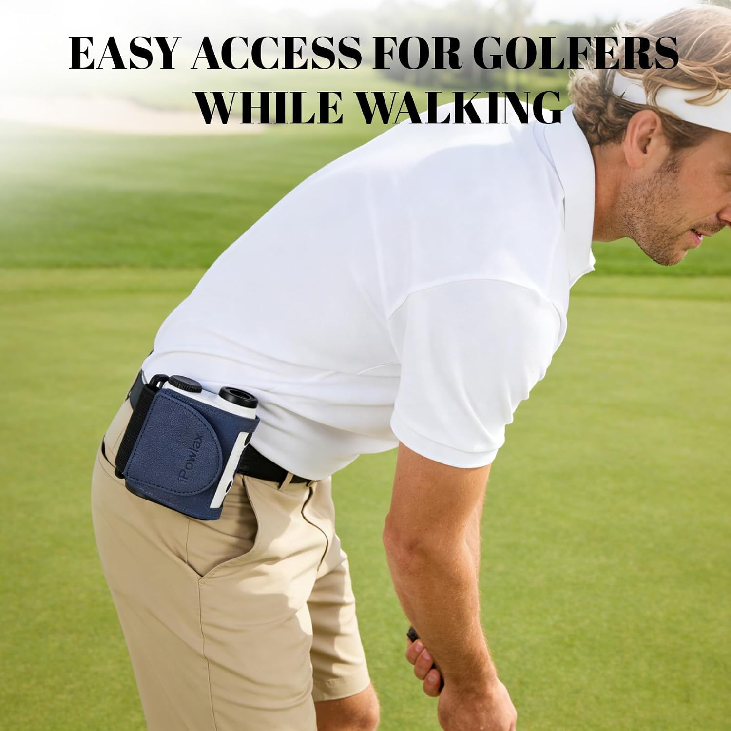 Adjustable Golf Rangefinder Magnetic Strap Holder for Golf Cart with Strong Magnet, Unique Golf Gifts for Men Golfers Dad Father Him Husband, Golfers Accessories Essentials Gadgets