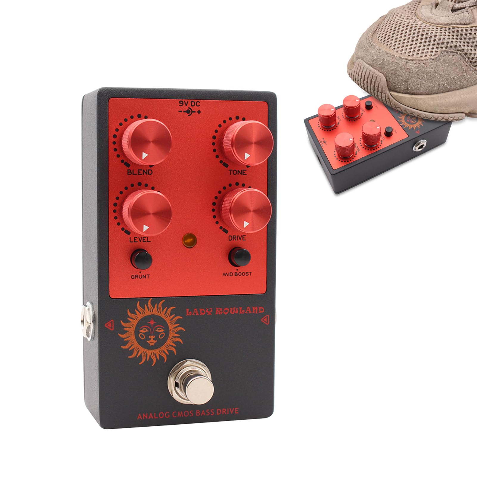 Pedał Gitarowy Overdrive, Klon B3K, Wzmocnienie JFET/CMOS, Mieszanie/tonowanie/średnie Wzmocnienie, dla Basu Gitary Elektrycznej True Bypass