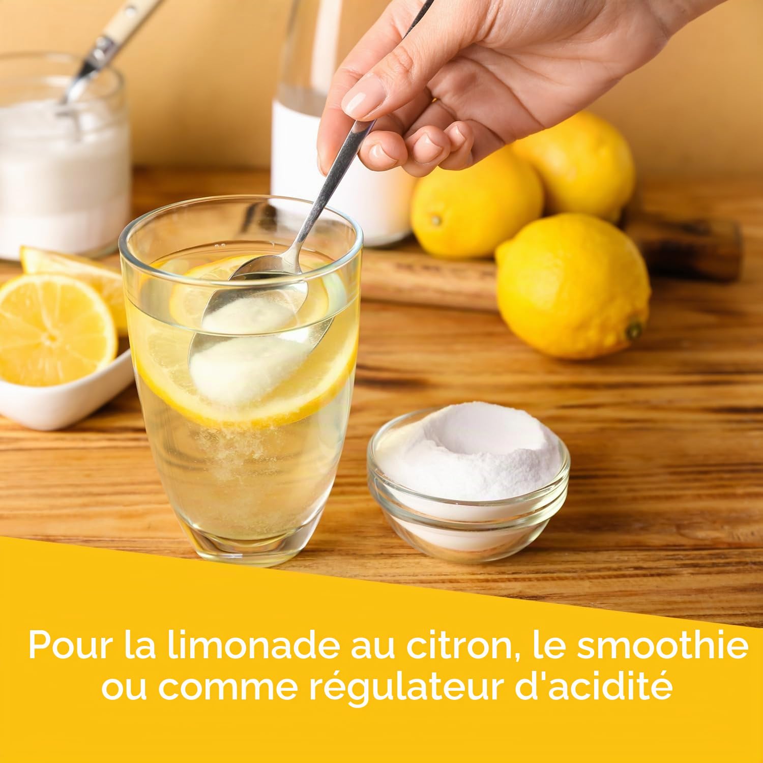 Seau de 5 kg de bicarbonate de soude E500ii - Qualité alimentaire - Grand paquet de bicarbonate de sodium - Nettoyant ménager pour nettoyer la pâtisserie - Respectueux de l'environnement mituso
