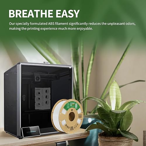 Miniatura 9 de OVERTURE Filamento ABS de 0.069 pulgadas, carrete ABS de 2.2 libras, filamento de impresora 3D, precisión dimensional +- 0.001 in, se adapta a la