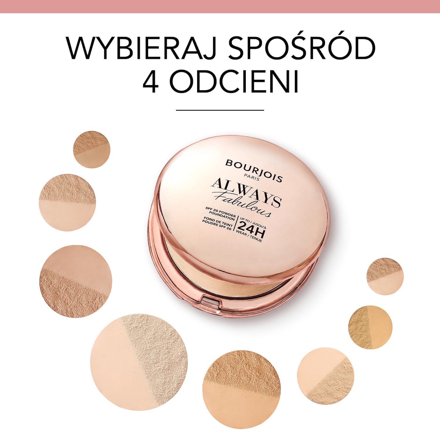 Bourjois Always Fabulous matujący puder z filtrem SPF20 nr 310 Beige, 7g