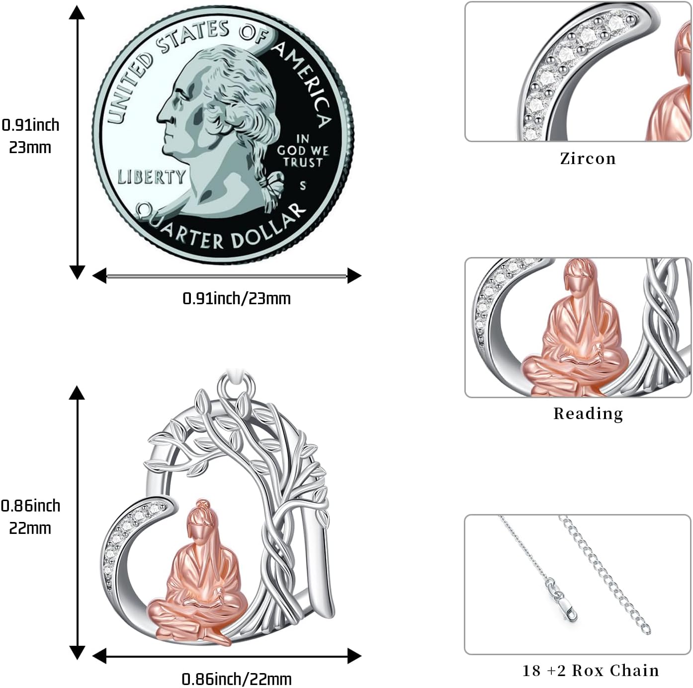 Ball/Gymnastics/Swimming/Ballet/Running/Music Necklace 925 Sterling Silver Sport Jewelry Birthday Christmas Gifts for Women - Image 6