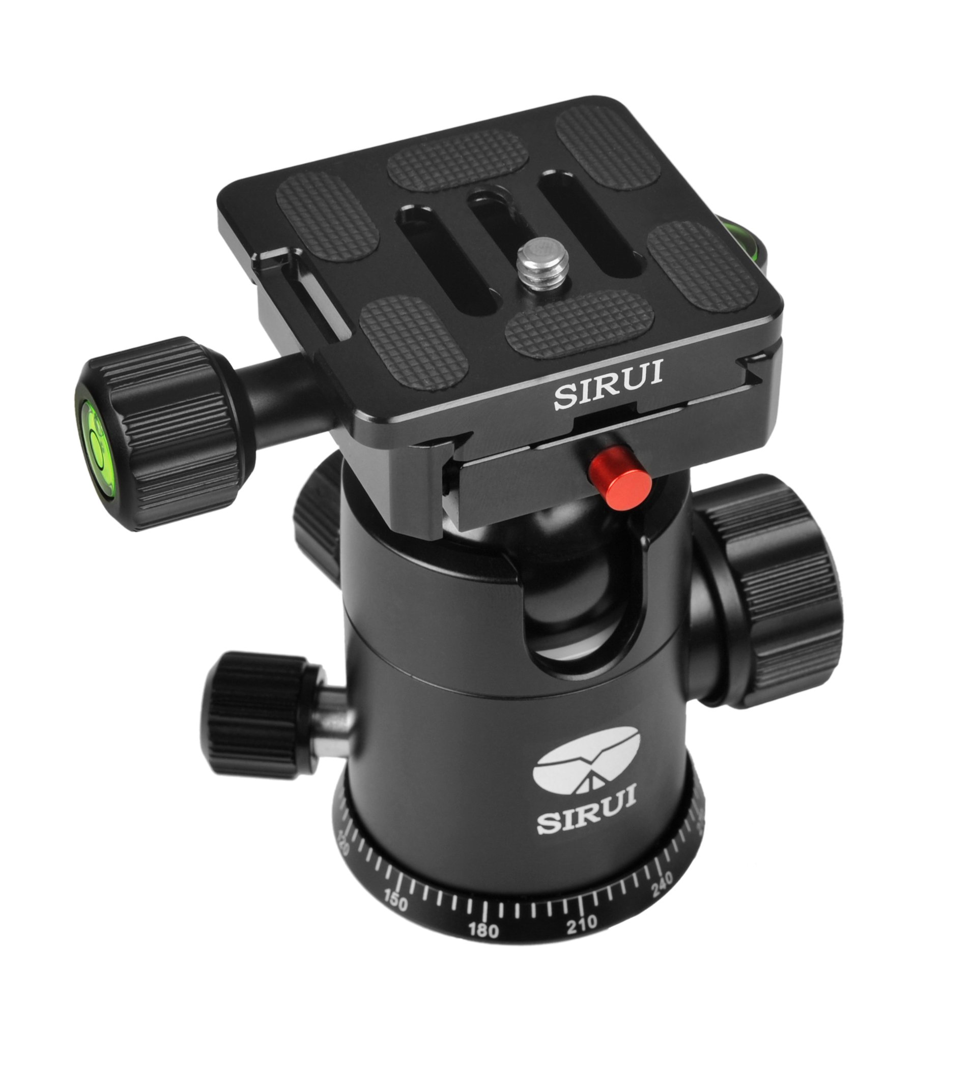 SIRUI 中型カーボン4段三脚T-2204X + ボールヘッドG-20KX Amazon.com : Sirui G-20KX G20KX Ball Head, Black : Tripod Heads