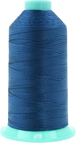 Miniatura 225 de Mandala Crafts Hilos de coser resistentes de nailon consolidado, hilo para tejer jeans de cuero, hilos de tapicería marina al aire libre, Beige