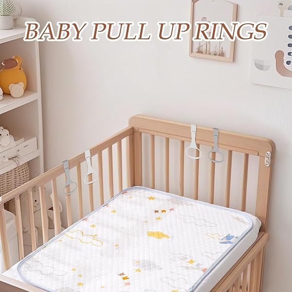 Baby Walker Grip Ring Set - Handle Support for Standing Trainer for Kids, Walking Exercise, Balance Training, for Development Game Gates - 2