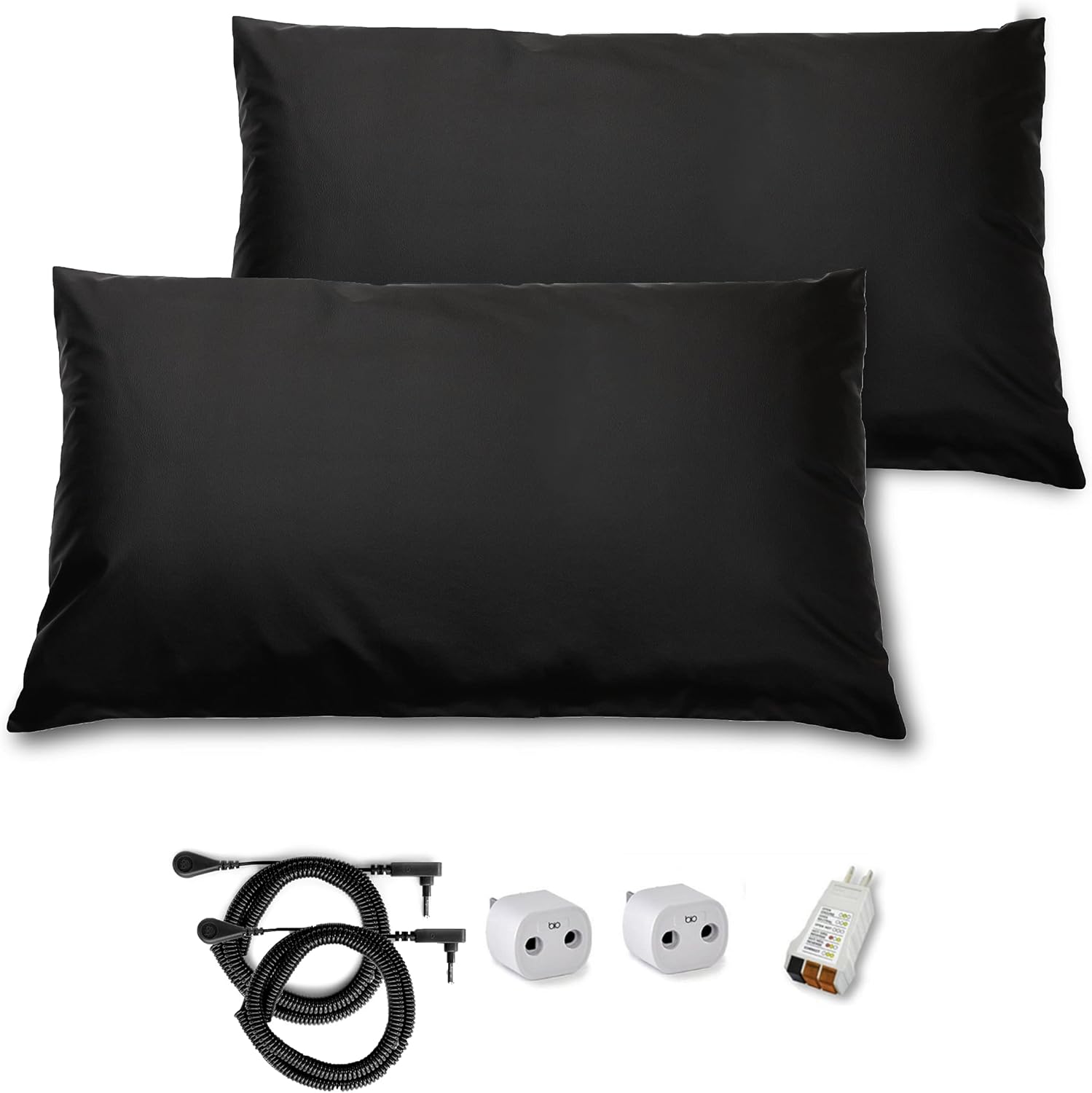 Grounding Pillow Case 2 Pack, King Size Pillow Covers to