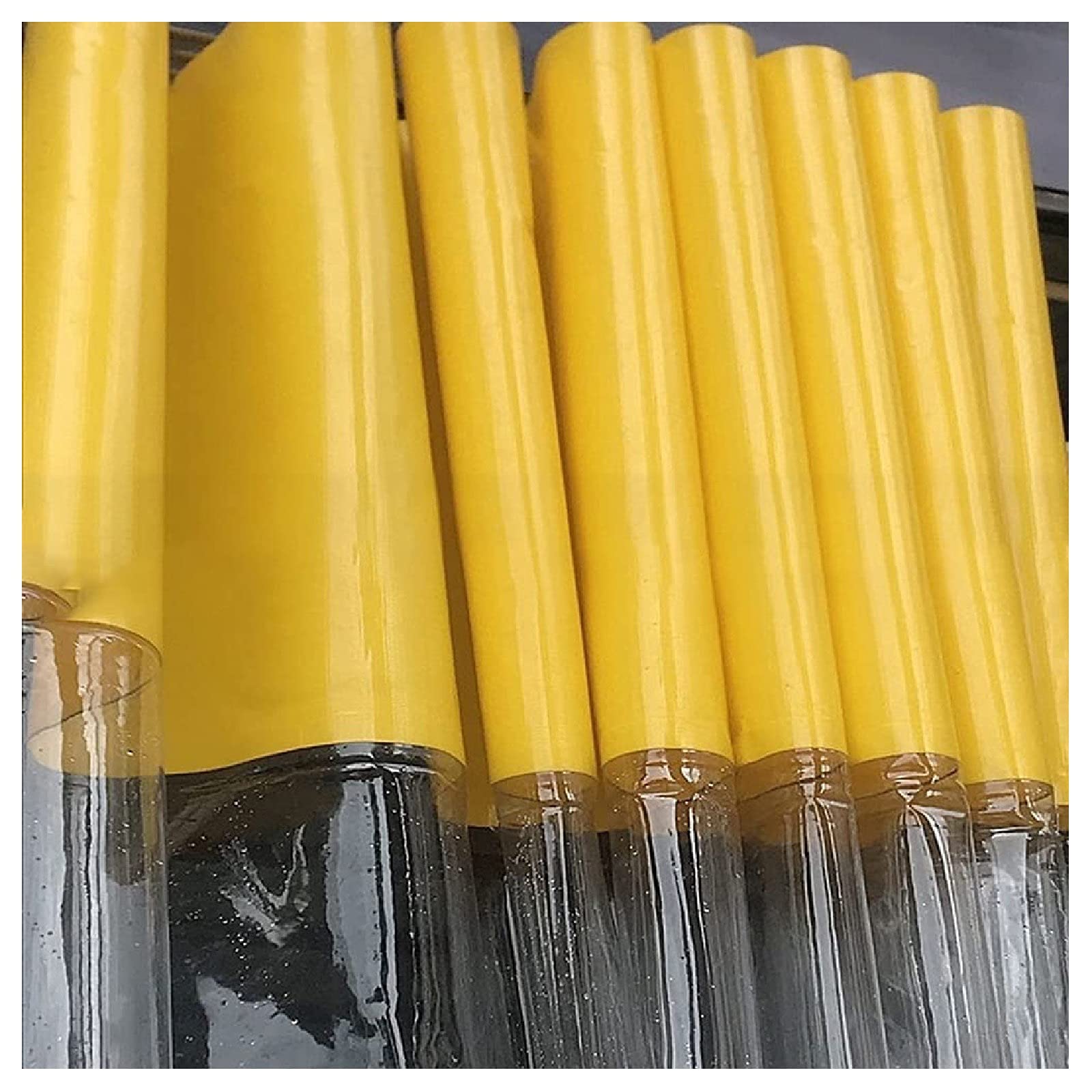LIJINBO Bache De Protection,Rideaux Imperméables Pour Pergola Extérieure, Épissure De Bâche En Vinyle Transparent, Boutonnière Antirouille Résistante Aux Intempéries Sur Le Dessus Avec Crochet En Acie