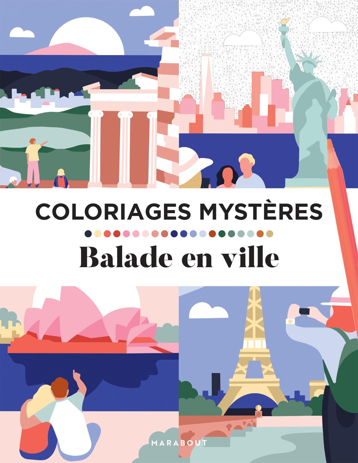 Coloriages mystères - Balade en ville: 36920