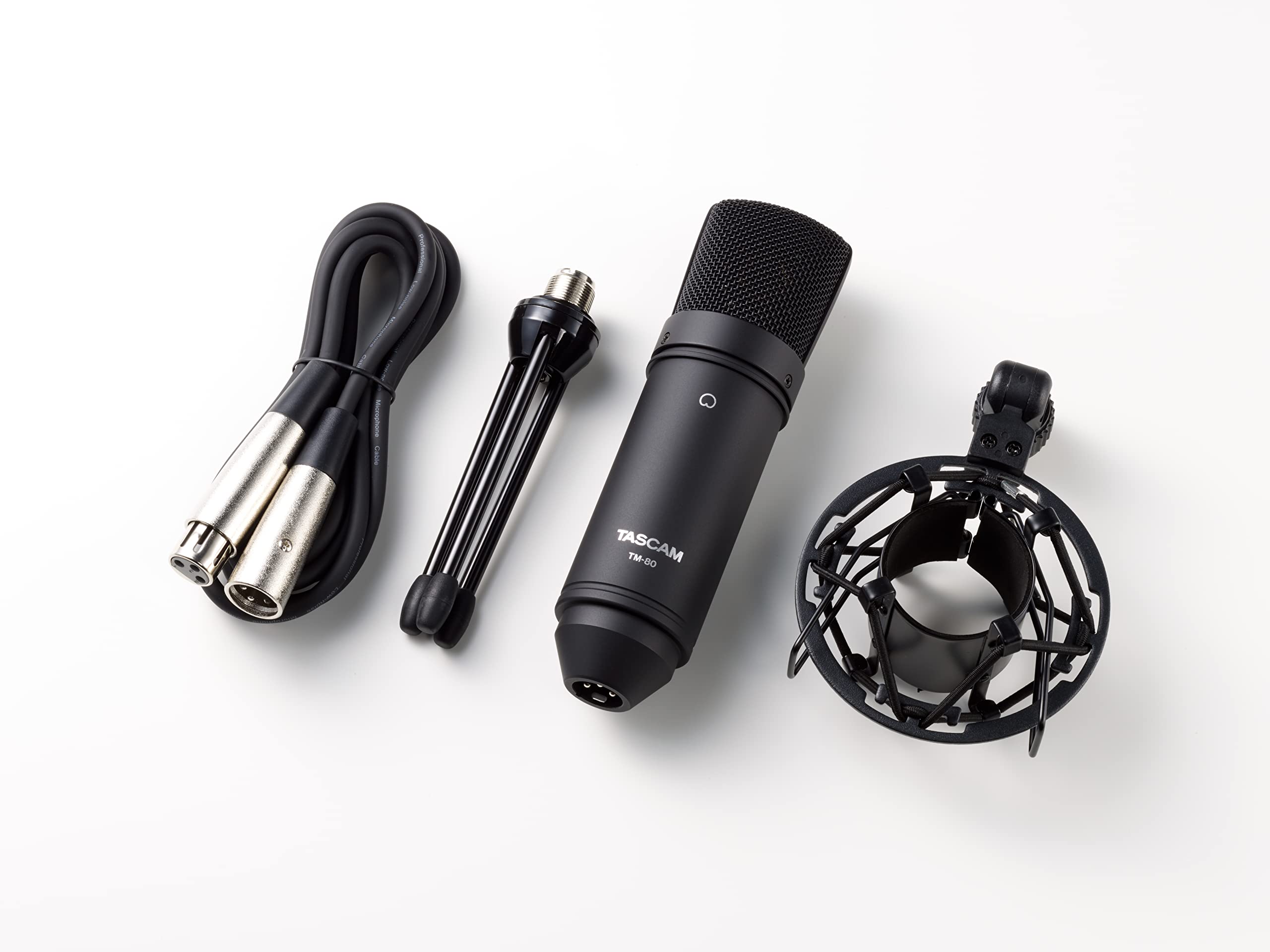 Amazon | TASCAM(タスカム) TM-80(B) コンデンサーマイク 単一指向性