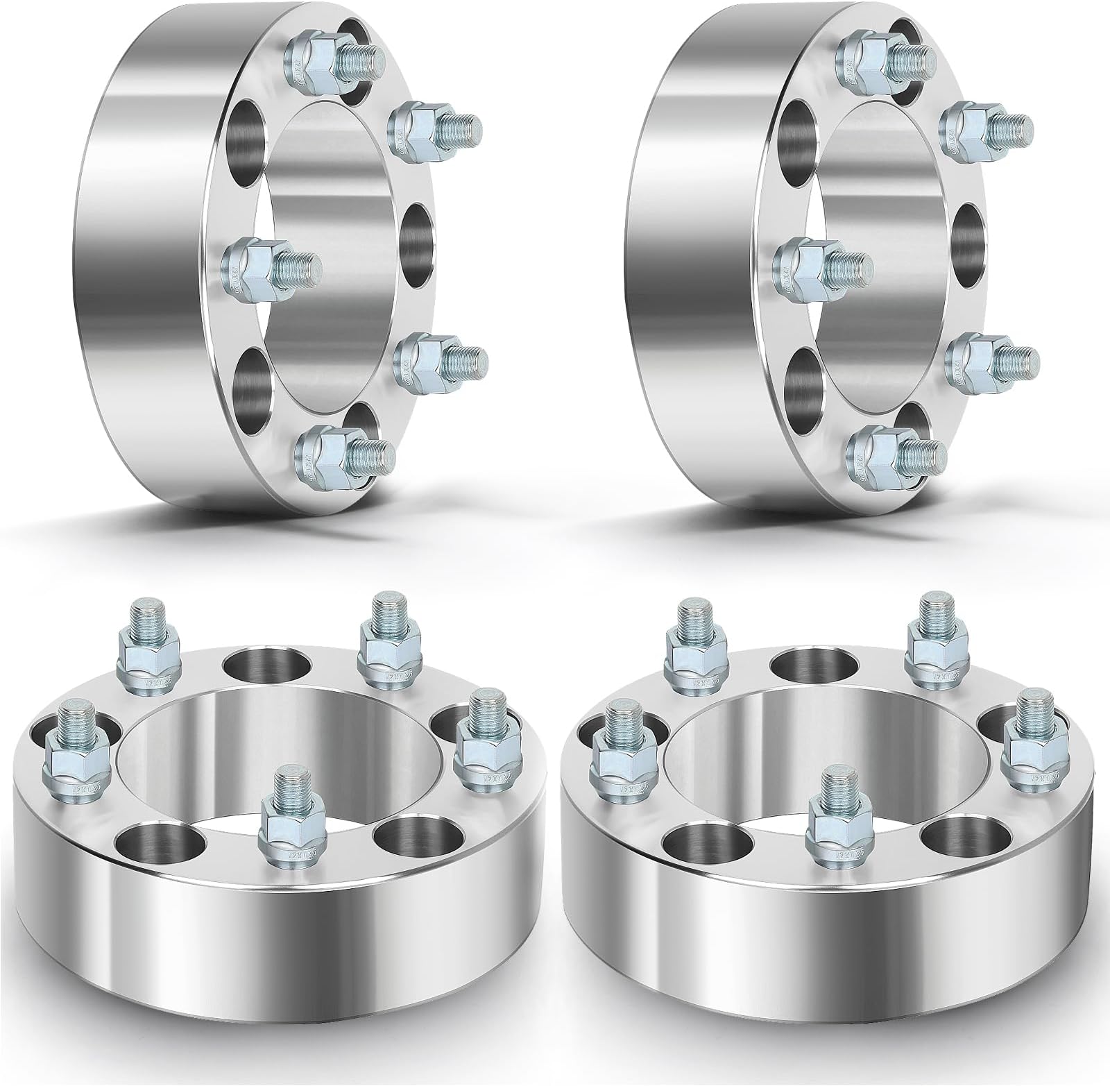 ECCPP 4PCS 5 Lug 2" inch Wheel Spacers 5x5.5 to 5x5.5 5x139.7mm 12x1.25 108mm Fit for 1999-2005 for Suzuki Grand Vitara |1999-2004 for Suzuki Vitara| 1998-2004 for Chevrolet Tracker