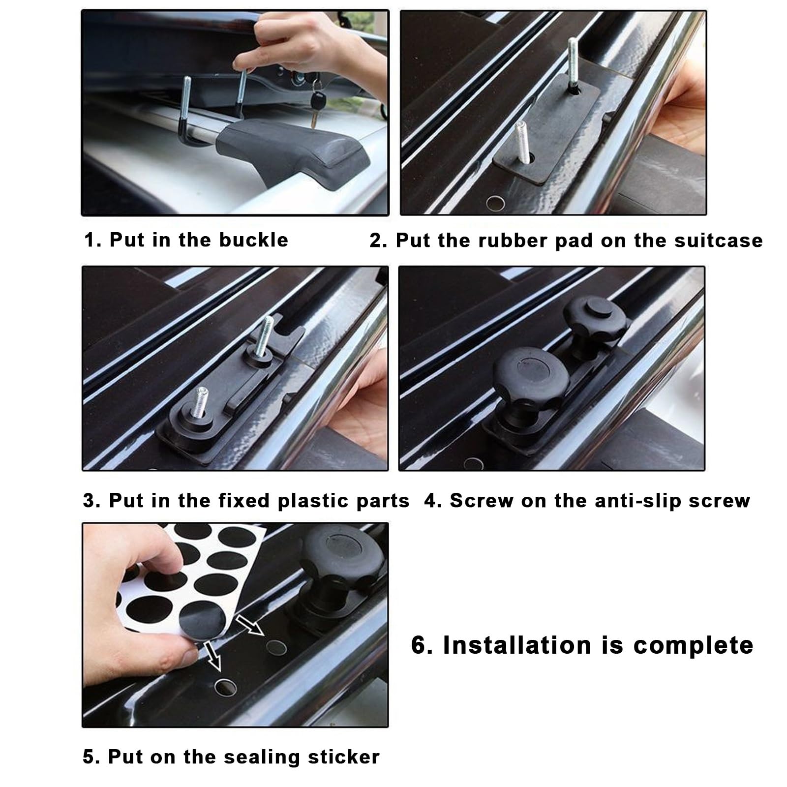 Cofre Techo Coche, Baúl de Techo Rígido de ABS de 300/480/500/550 L con Cerradura de Seguridad y Apertura Lateral, para Coche, Furgoneta y SUV(120x79x24cm)