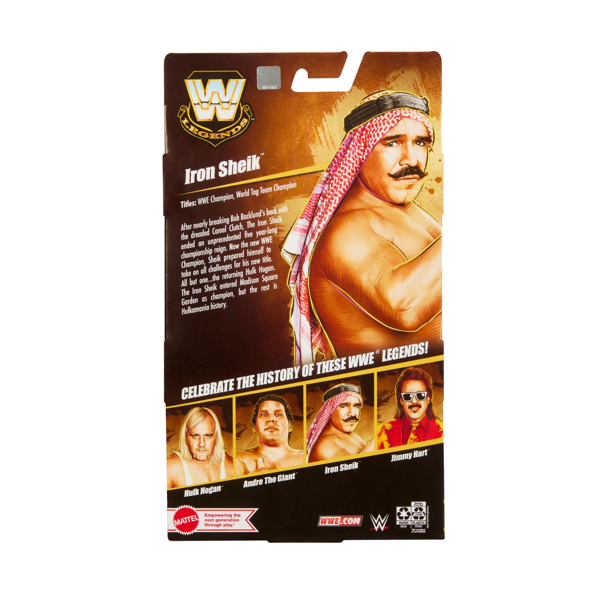 WWE クラシックサージェントスローター＆コロネルムスタファ＜アイアン・シーク＞ WWE クラシックサージェントスローター＆コロネルムスタファ