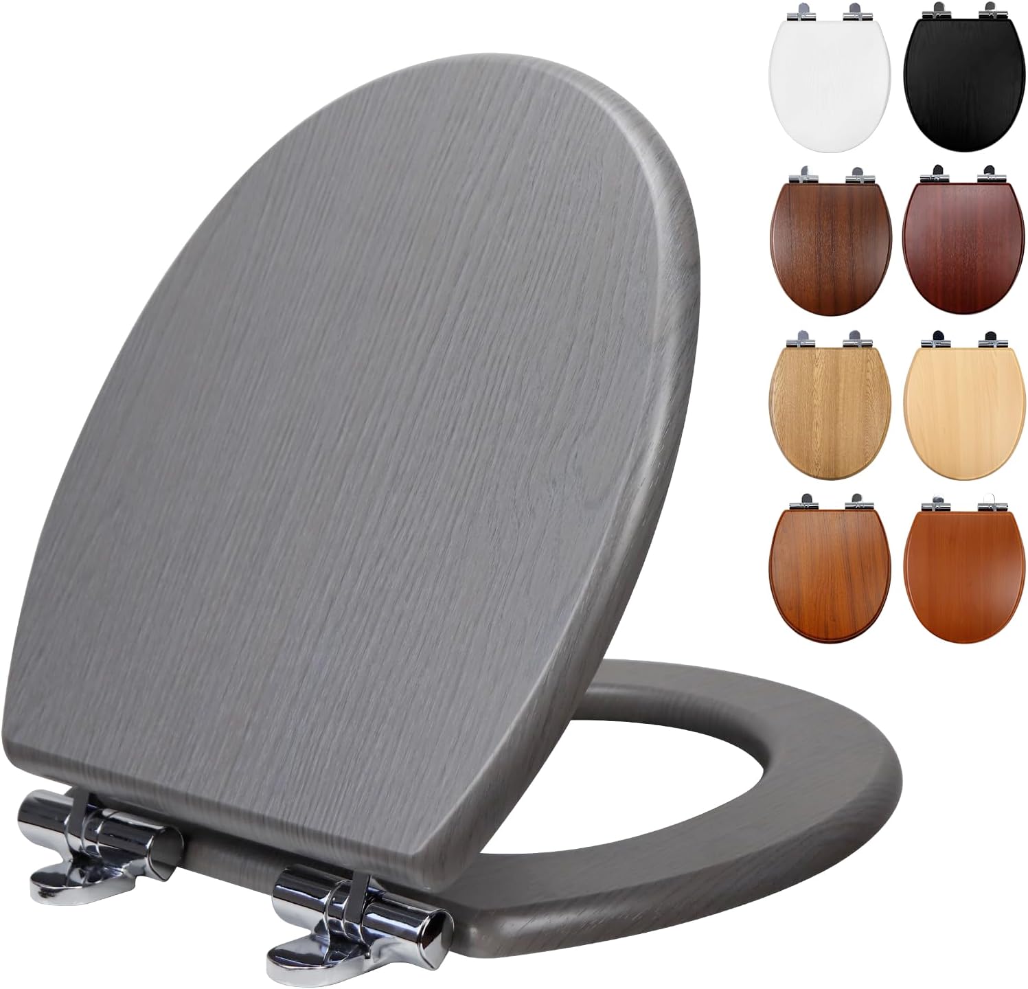 SCHÜTTE WC-Sitz Duroplast BEIGE, Toilettensitz Mit Absenkautomatik Und