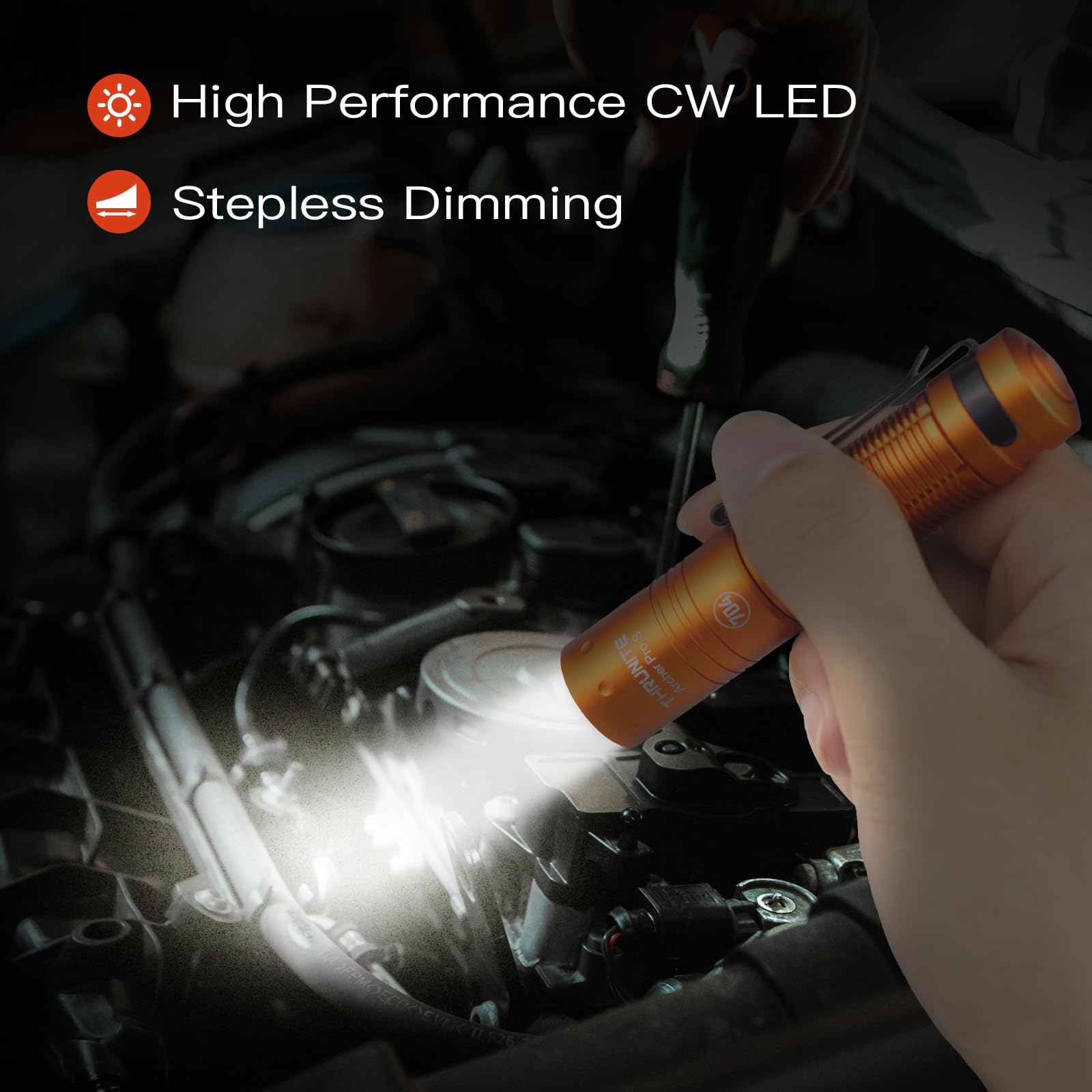 Amazon.co.jp: ThruNite Archer Pro S LED EDC 懐中電灯、カスタマイズ