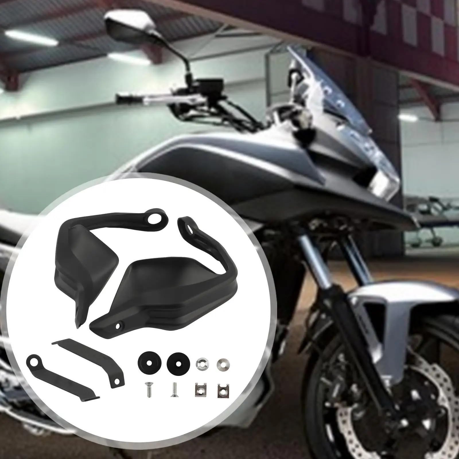 Części kierownicze motocykli Osłona uchwytu motocy Pasuje do ochraniaczy motocyklowych NC700 osłona dłoni tarcza wiatroszczelna stabilna wymiana amortyzacja uderzeń
