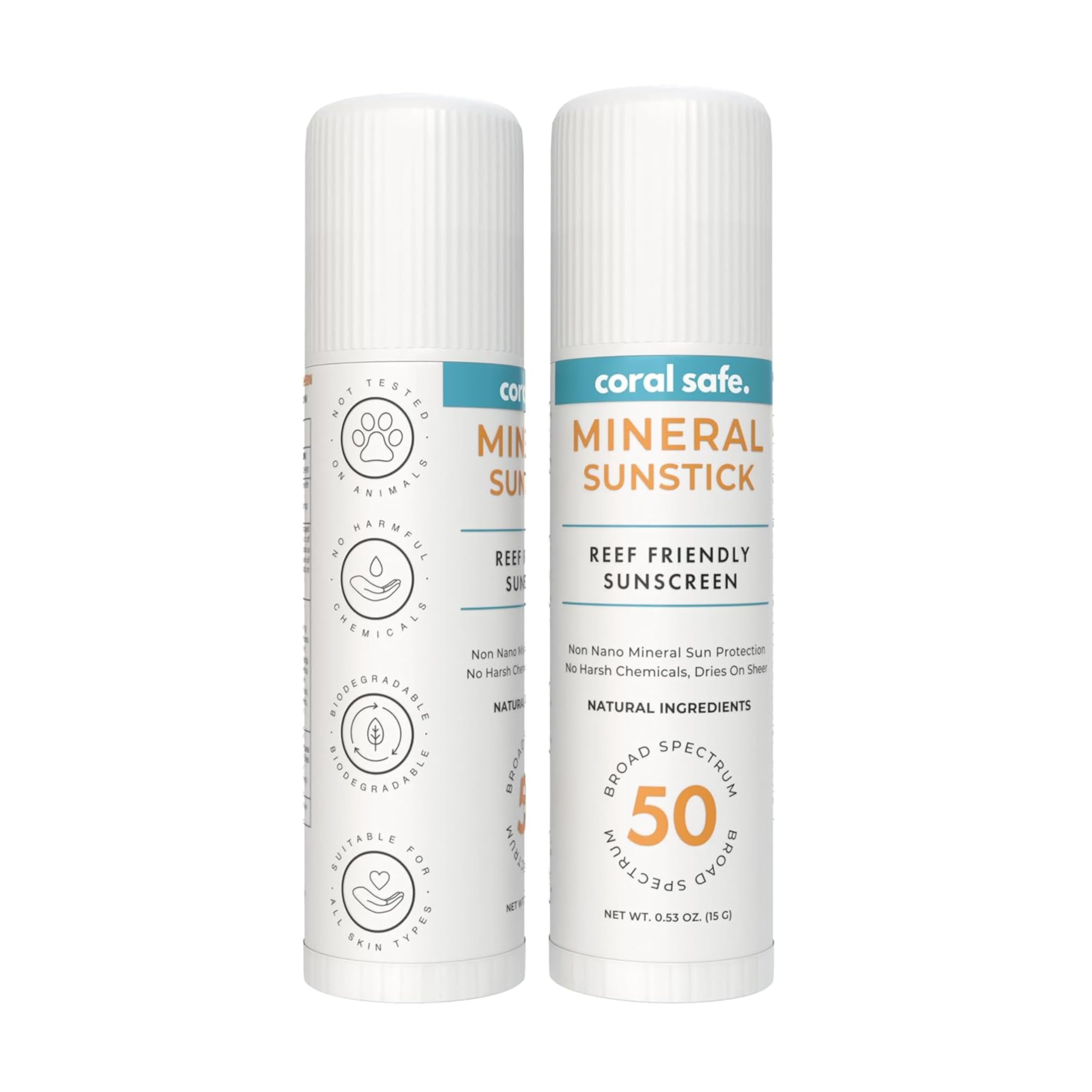 Coral Safe Reef Safe Mineral Face Sunscreen Stick SPF 50