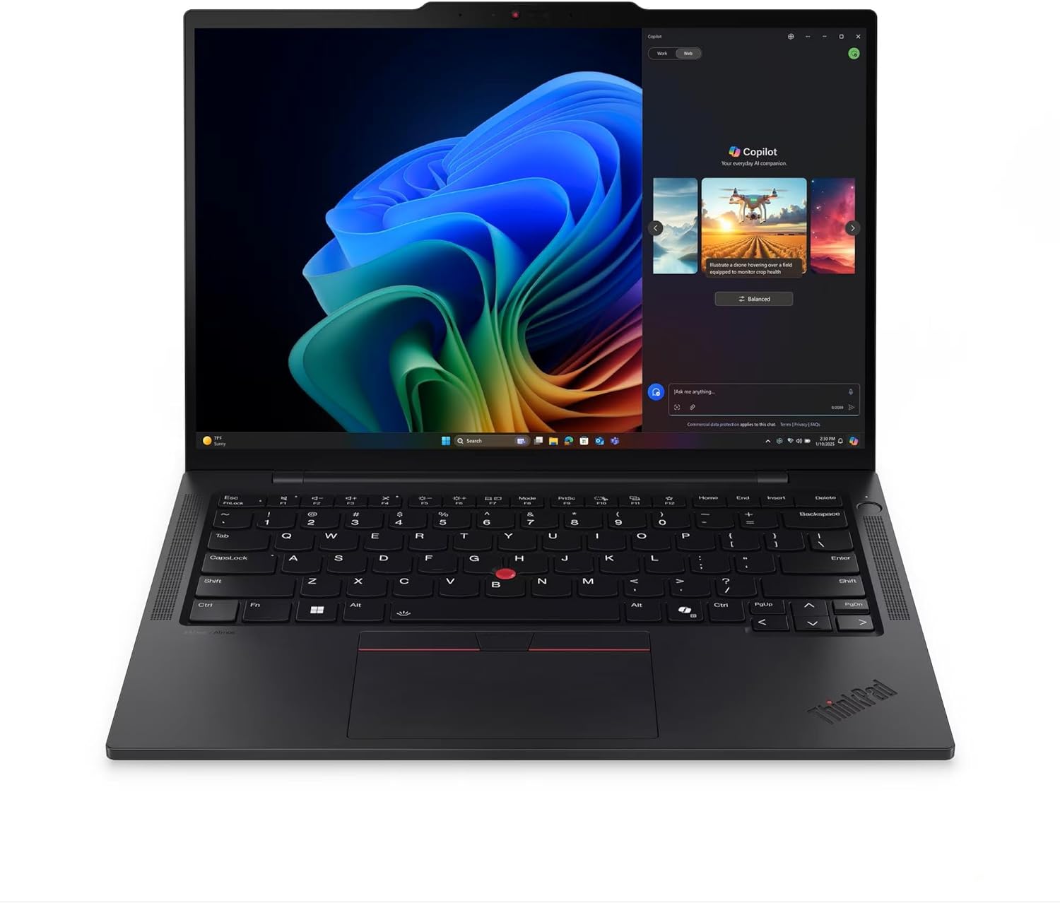 Lenovo ThinkPad T14s Gen 6 Copilot+ Laptop with Intel Core Ultra 7 258V Processor, 14” WUXGA IPS 500-Nits Non-Touch Display, 32GB LPDDR5X-8533MT Memory, 1TB SSD, Wi-Fi 7, and Windows 11 Pro