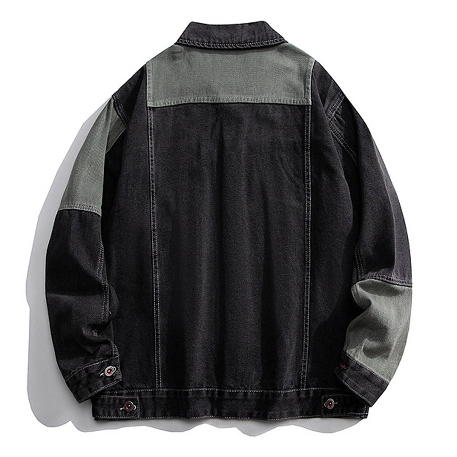 Generisch Fliesjacken FüR Frauen Herren Casual Sports Kapuzenjacke Loose High Street Patchwork Funktionsmantel