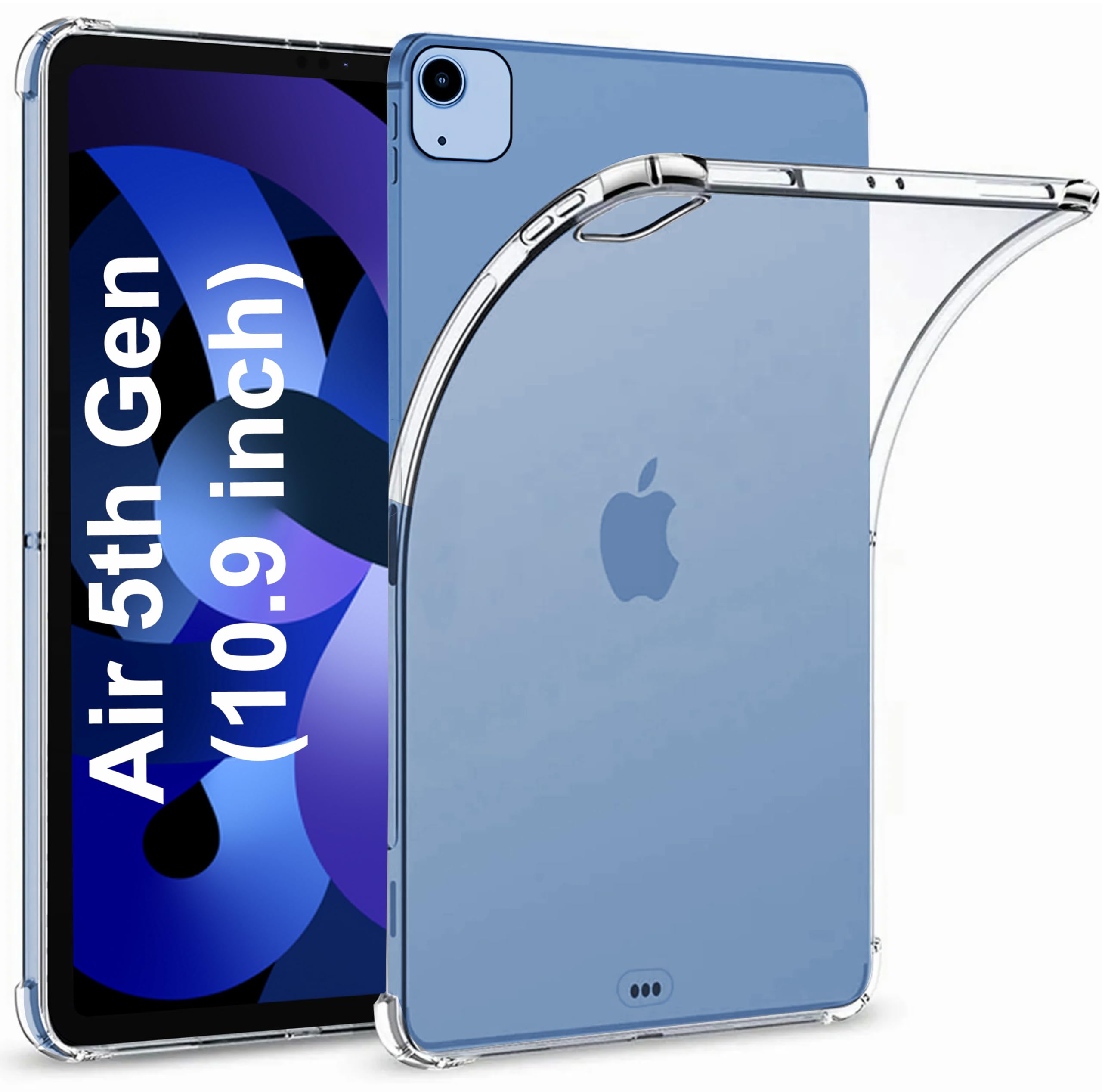 TGK Transparent Back Cover for iPad Air 5th gen 10.9 inch Case (B0CWY46866) Amazon Price History, Amazon Price Tracker