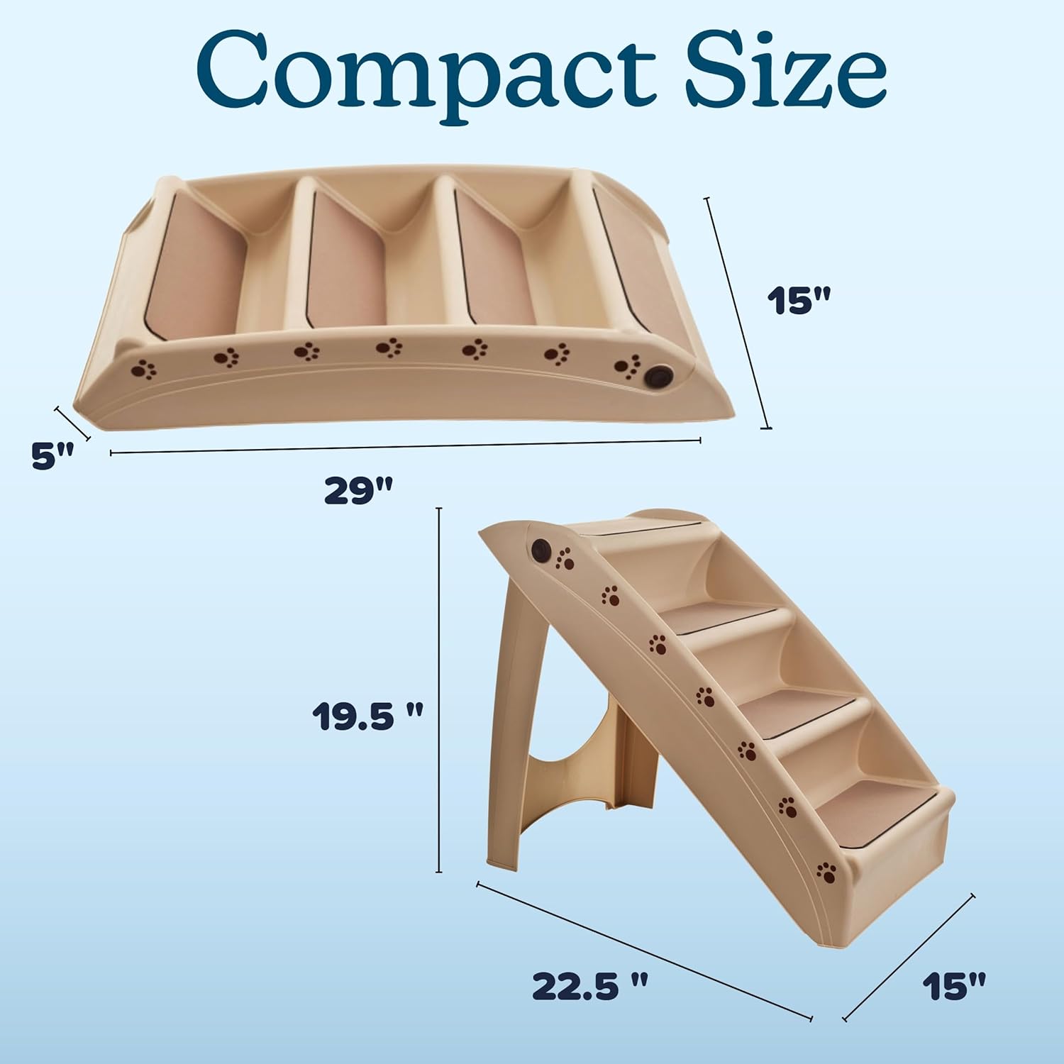 Foldable Non-slip Pet Stairs with 4-Steps for Small Kenya Ubuy