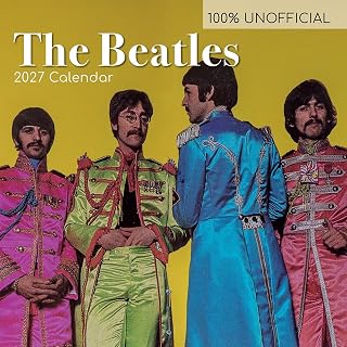 CALENDRIER 2027 BEATLES GROUPE ANGLAIS MYTHIQUE (sg) + offert un agenda de poche 2027 - Les Beatles, Paul McCartney, John Lennon, RIngo Starr, George Harrison