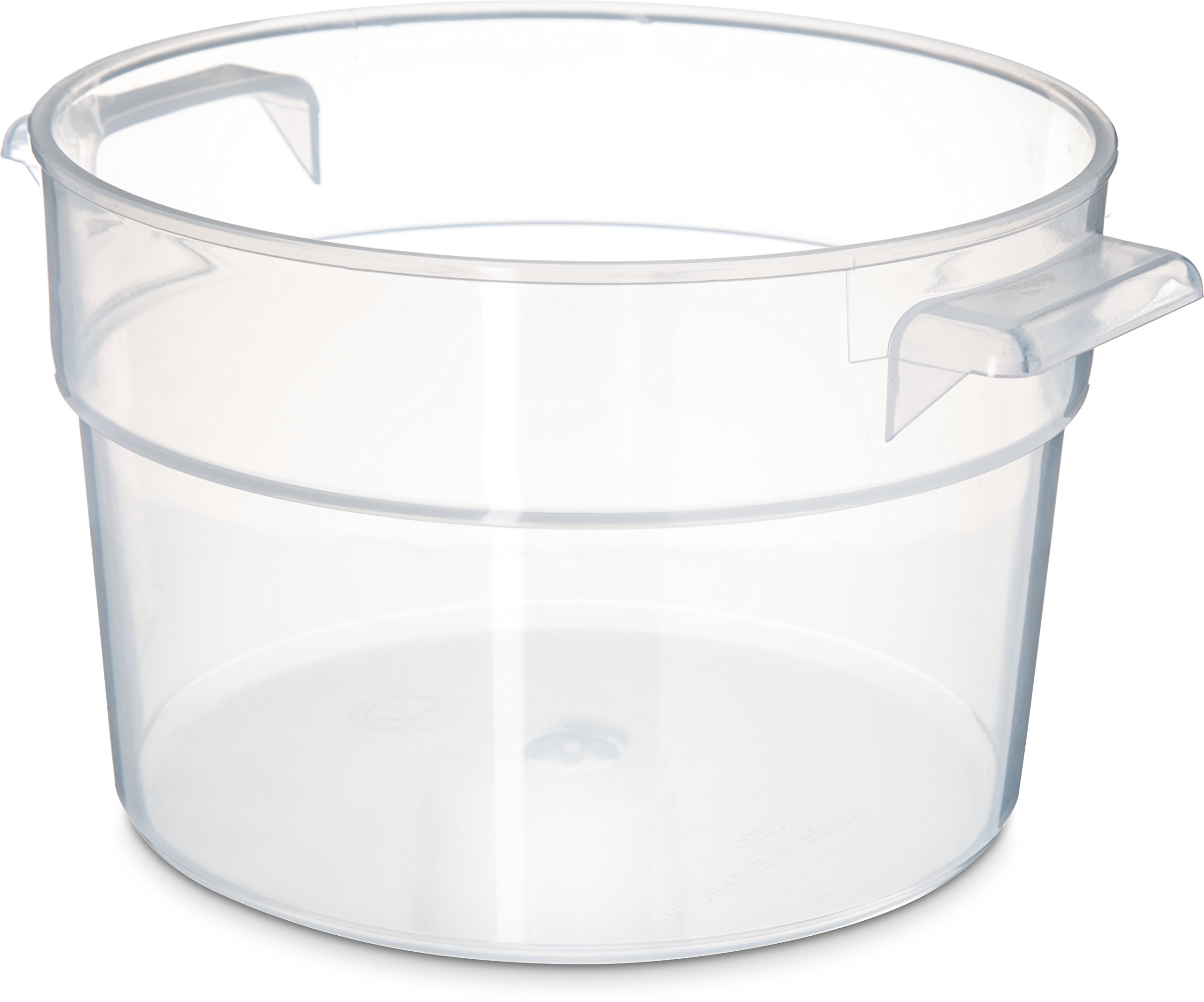 12 each))))Carlisle FoodService Products 020530 BPA-Free Bains Marie Round Storage Container, 2 Quart, Clear)))