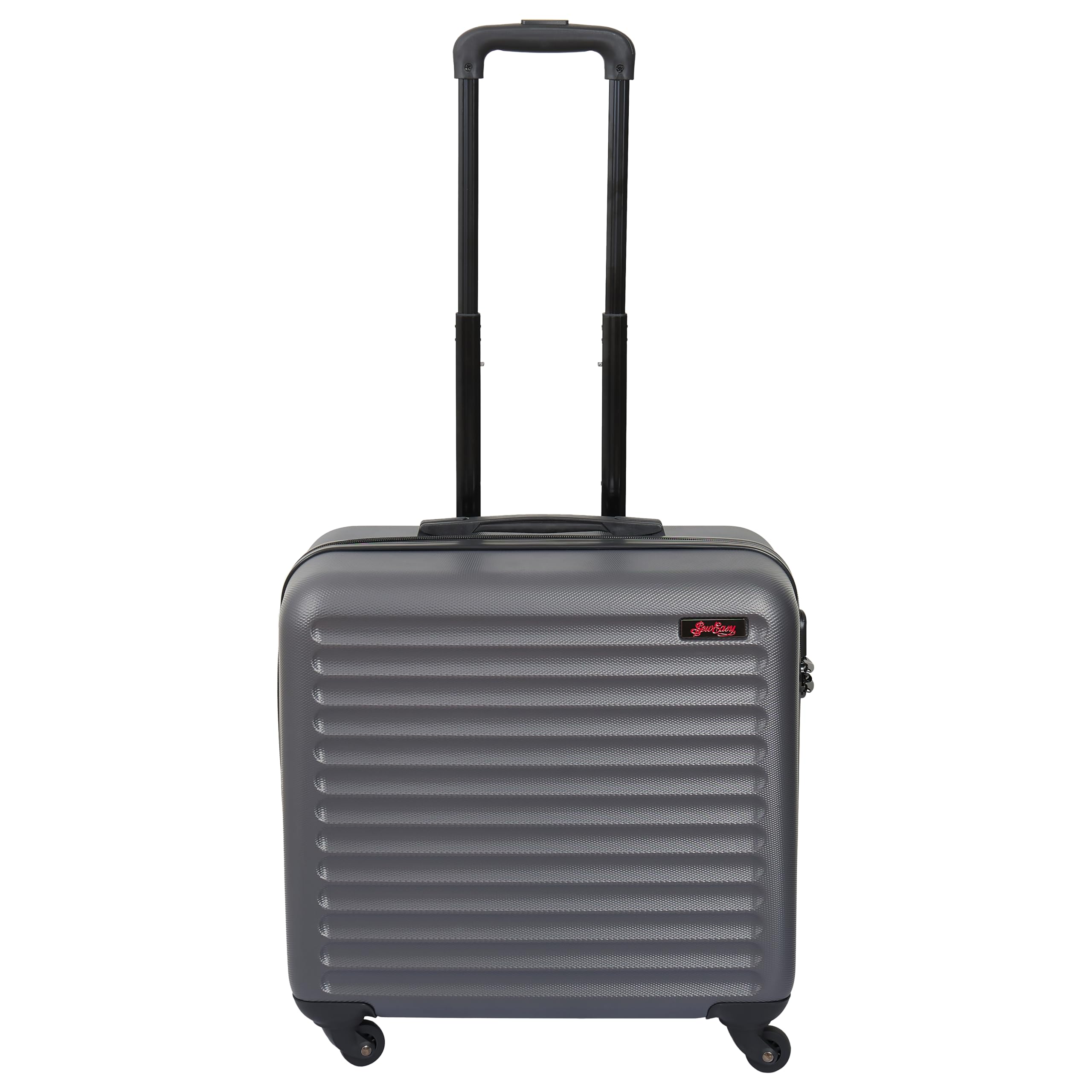Sew Easy Carro para máquina de coser – Maletín rodante para máquina de coser con 4 ruedas, funda de transporte acolchada con cerradura para máquinas de coser, metallic silver, 24 x 44 x 46cm, Estándar