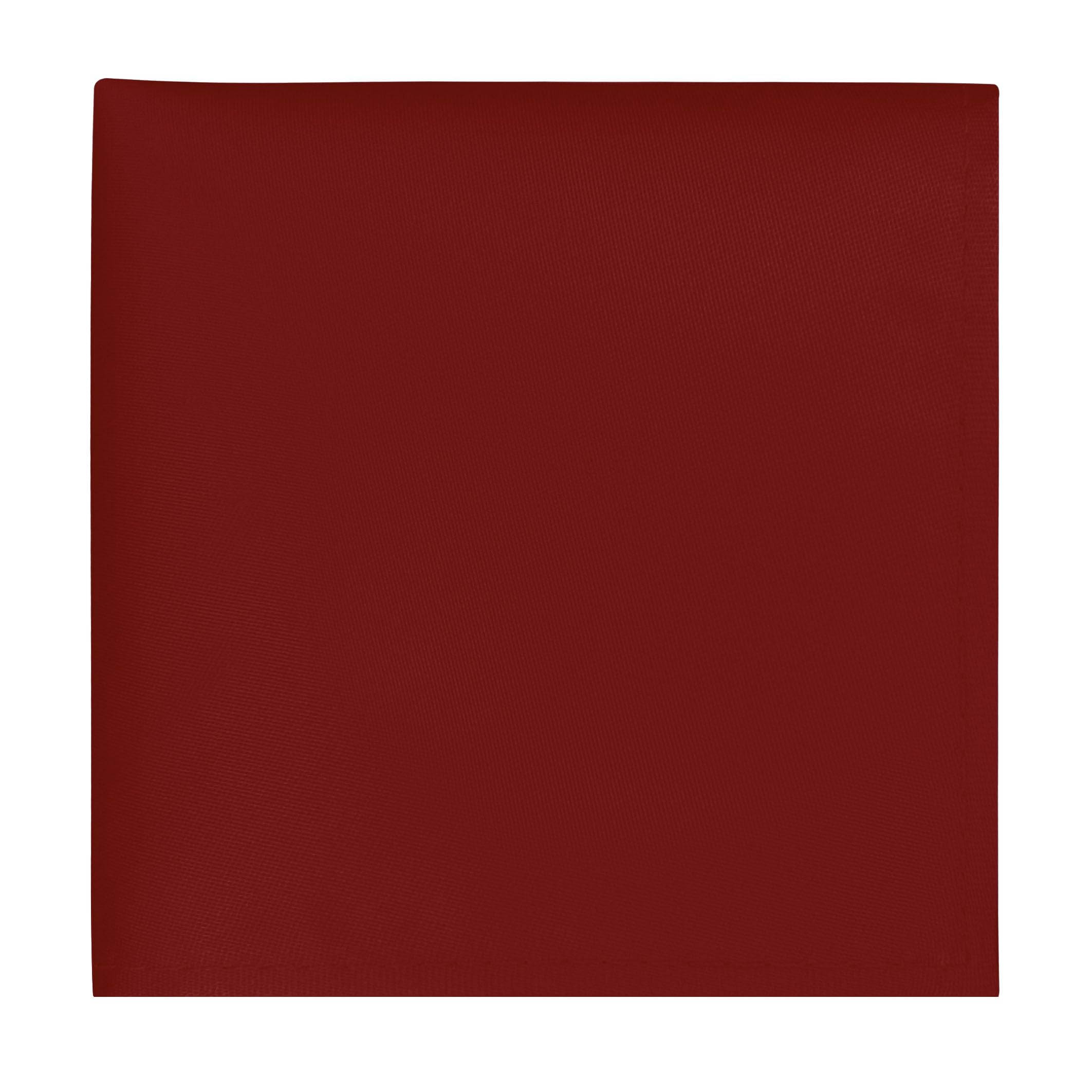 BEWDIO Red Men's Pocket Square, Solid Color Boys Handkerchiefs for Men Wedding Party (62-15S)