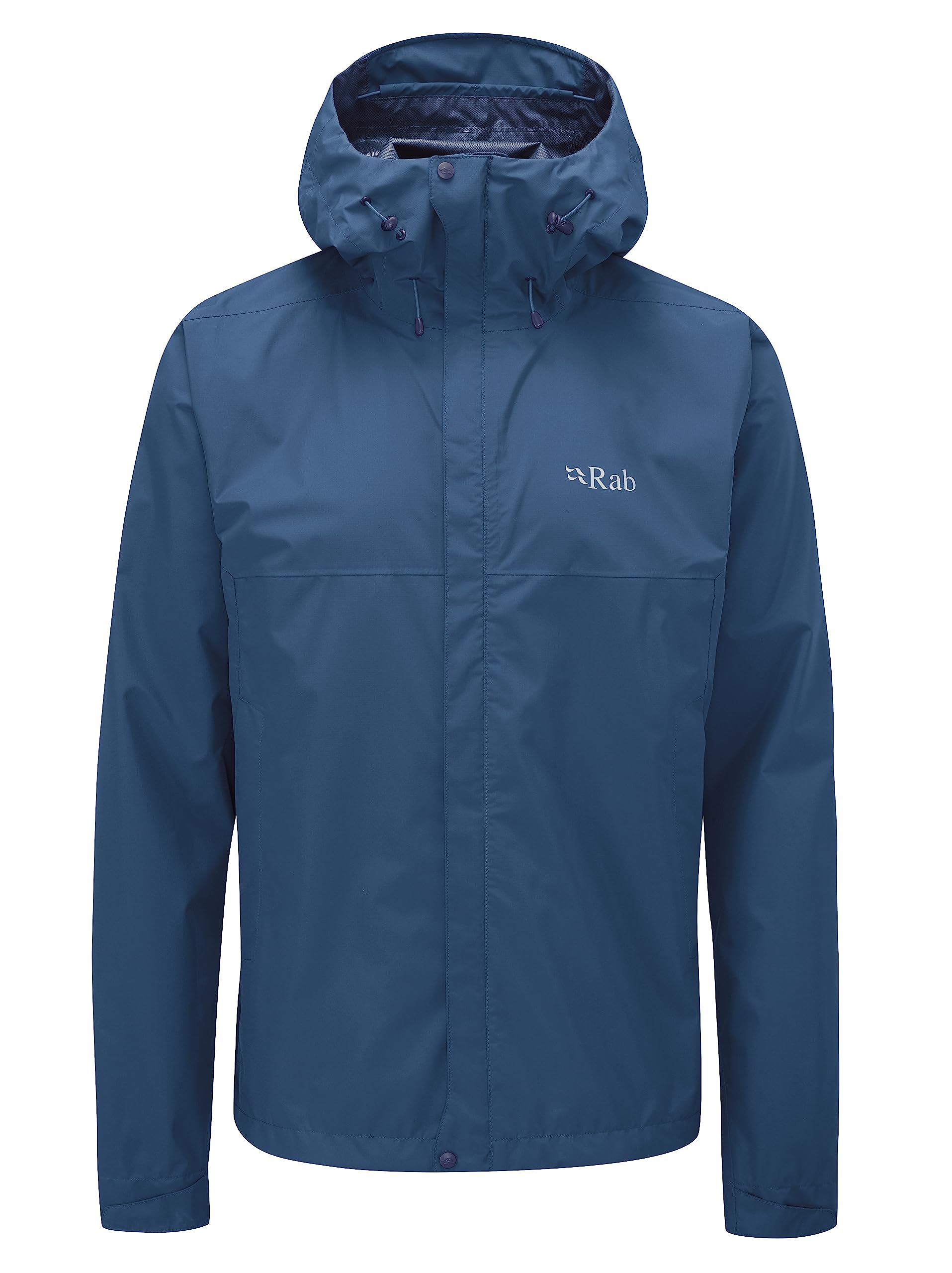 Rab Men's Denim Downpour Eco Waterproof Breathable Jacket For Hiking, Trekking, & Climbing - Small