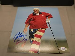 John Daly Signed 8x10 Photo Autographed Golf PSA/DNA In The Presence ITP COA 1B - Autographed Golf Photos