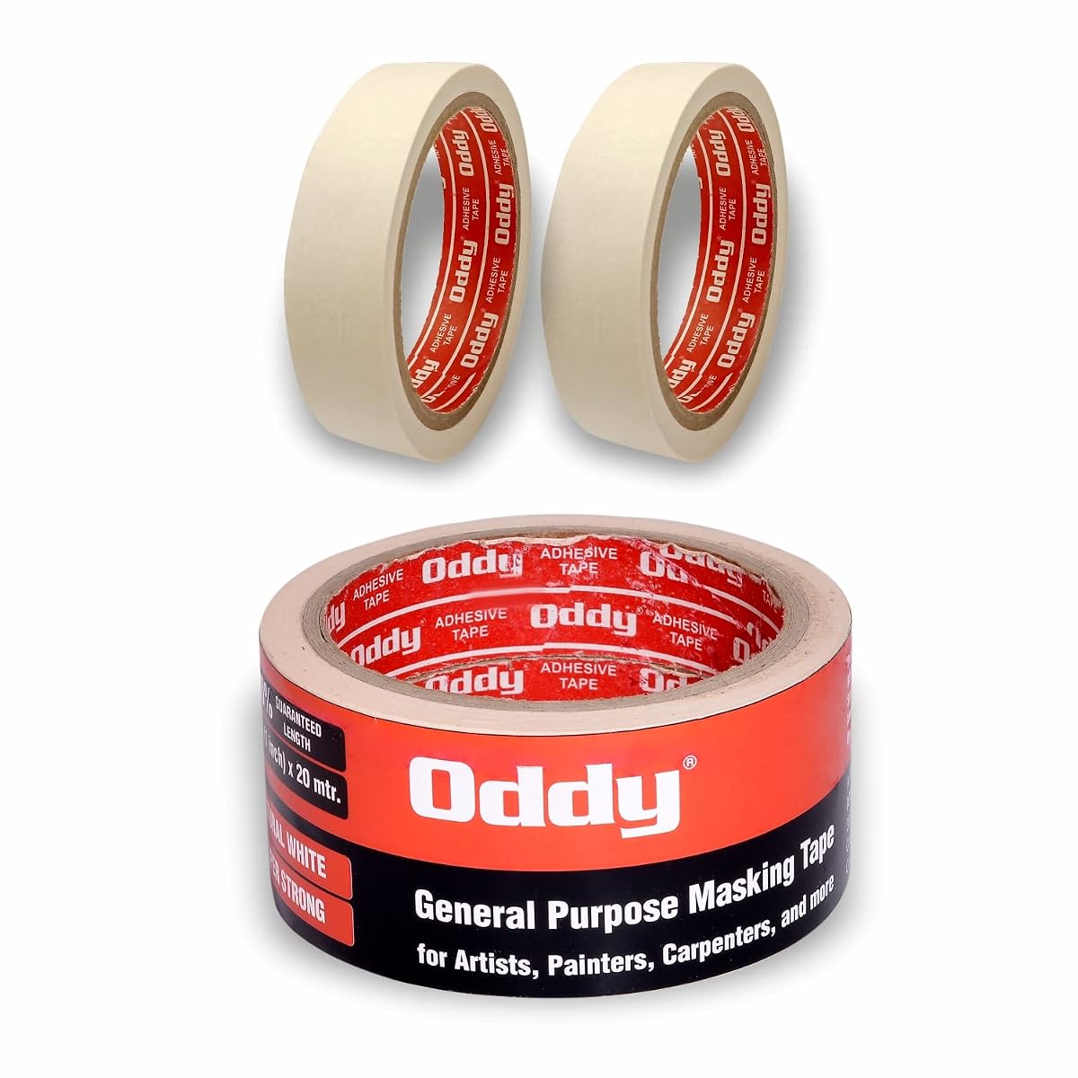 Oddy Masking Tape for Painting for Artists, Painters & Carpenters | 24mm X 20m