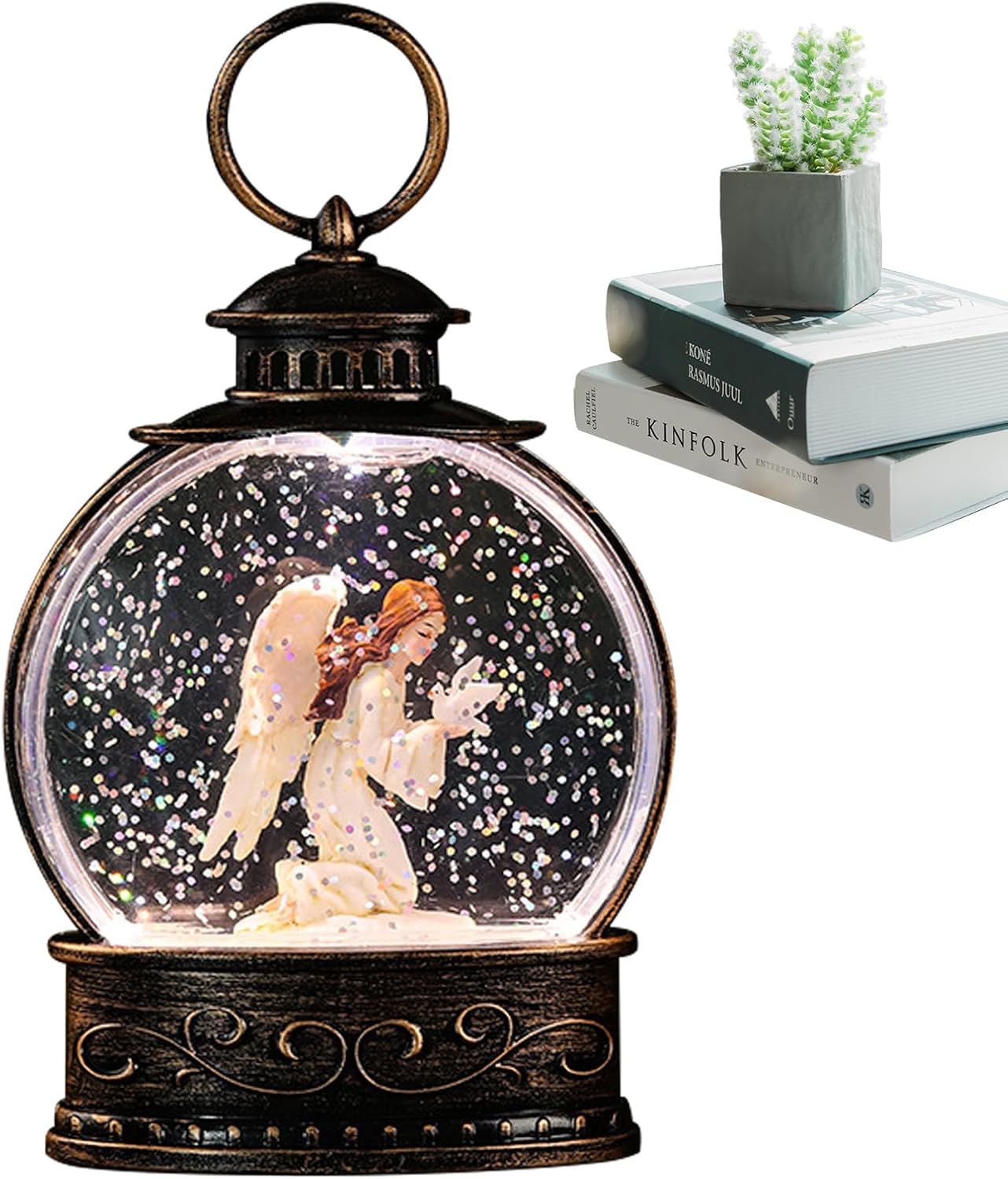 Light Up Snow Globe Christmas, Christmas Snow Reindeer