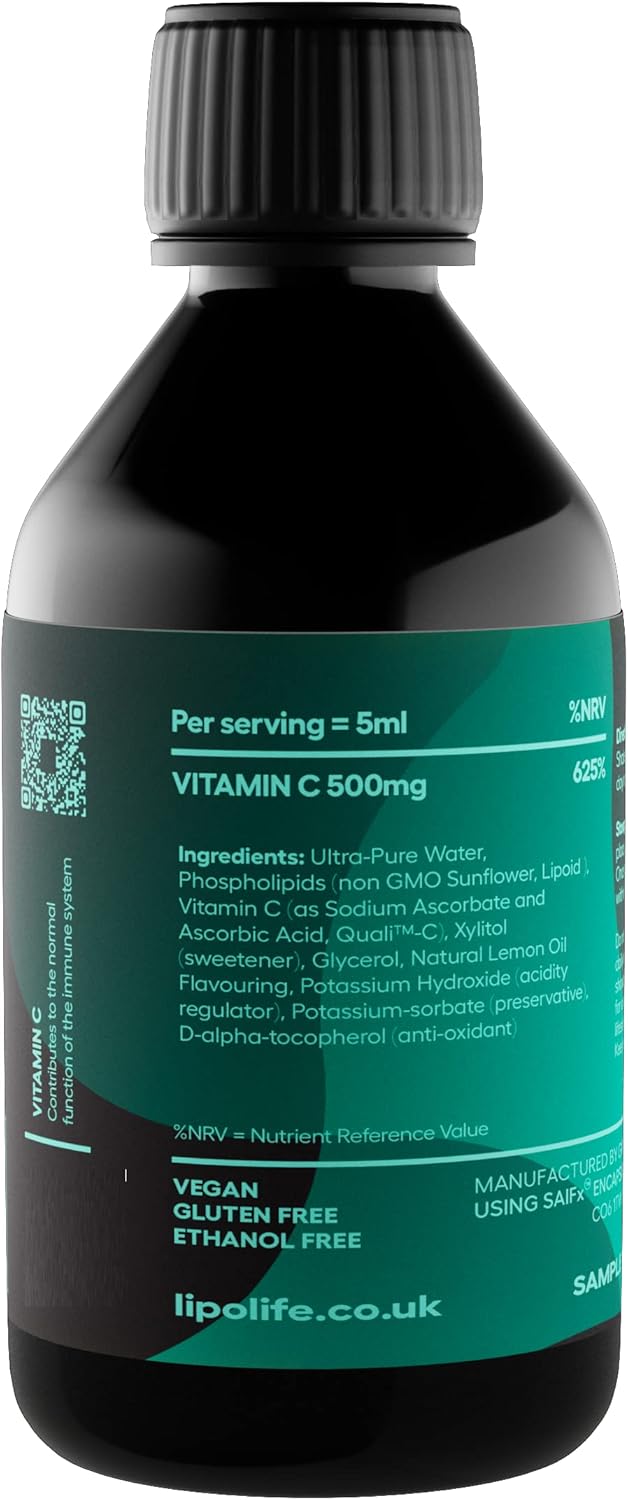 LVC7 liposomal Vitamin C lemon flavour 240ml Oman Ubuy