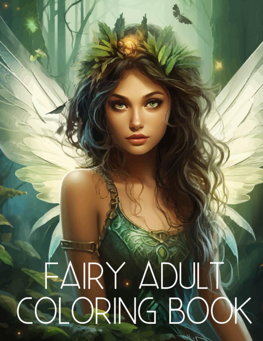 Fairy Adult Coloring Book: Stress Reliever, Reduce Anxiety With Coloring, Fairy Book (Fairy Coloring Books)